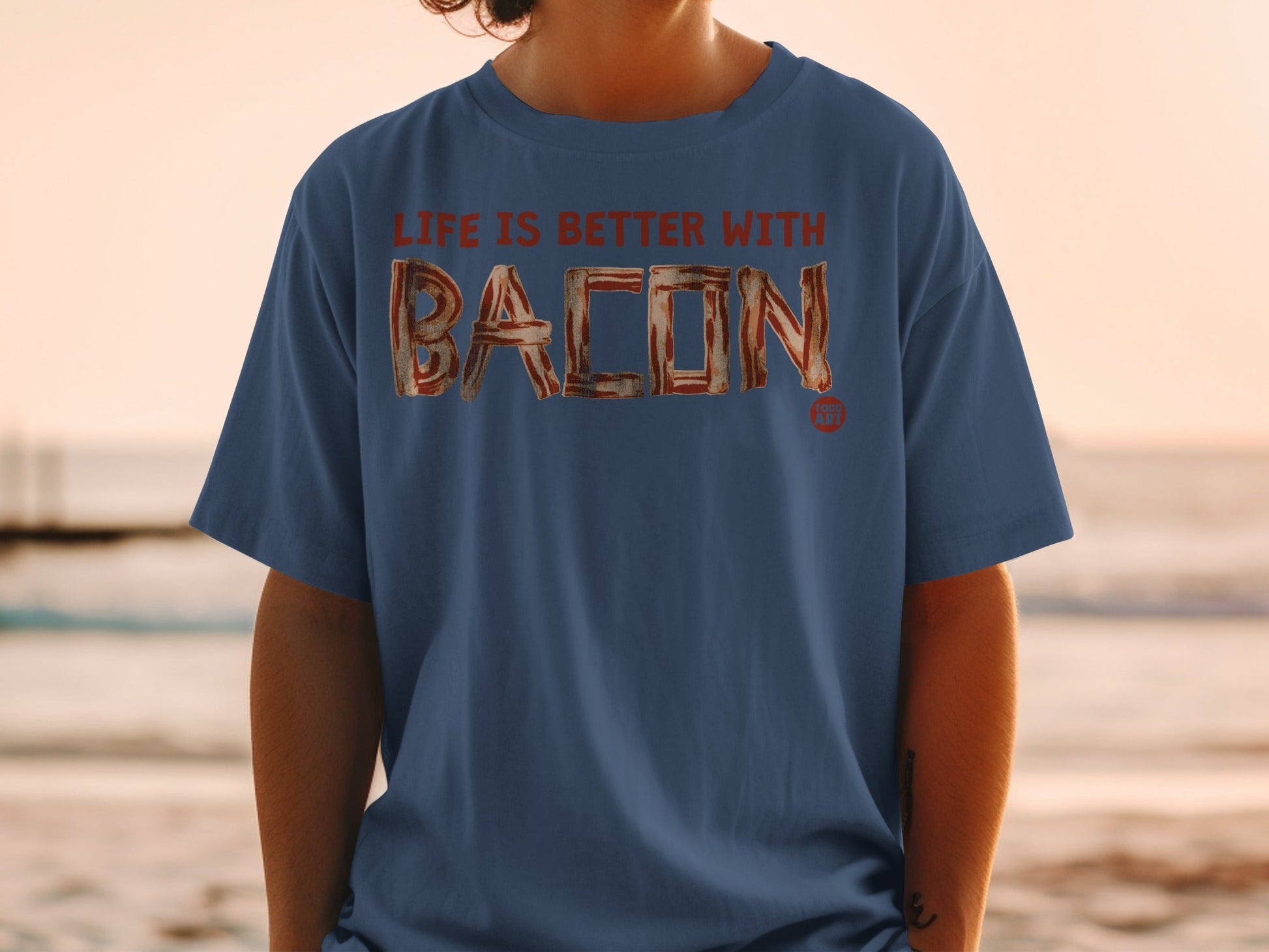 Life Is Better With Bacon Graphic T-Shirt
