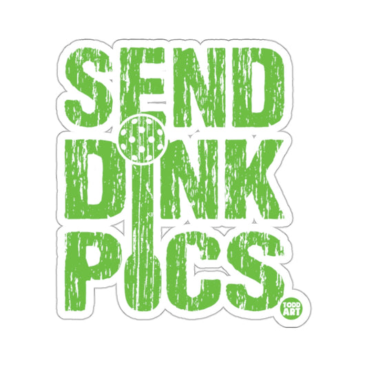SEND DINK PICS Pickleball Player Fun Design 