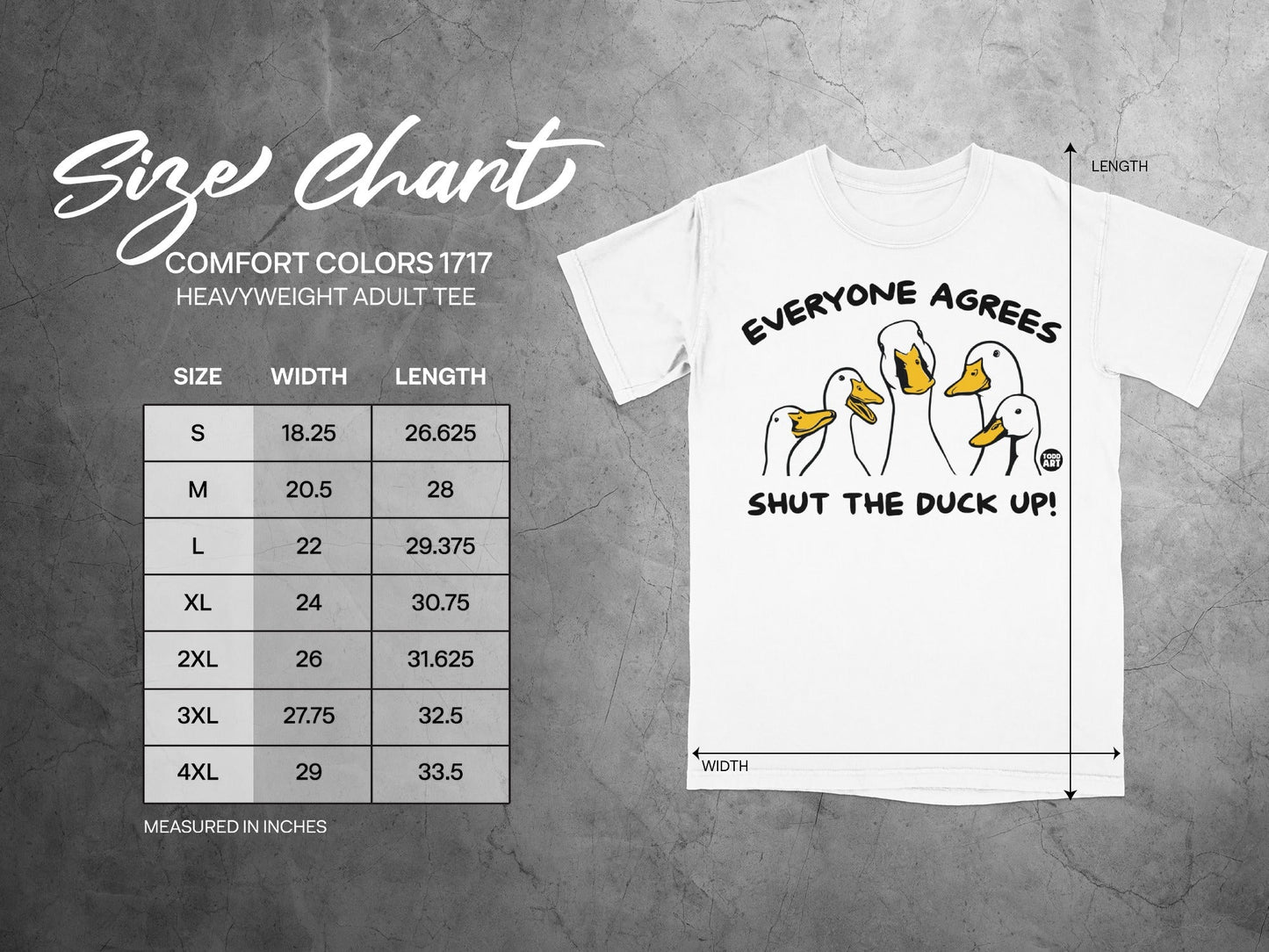 Everyone Agrees Shut The Duck Up Adult Tee Shirt