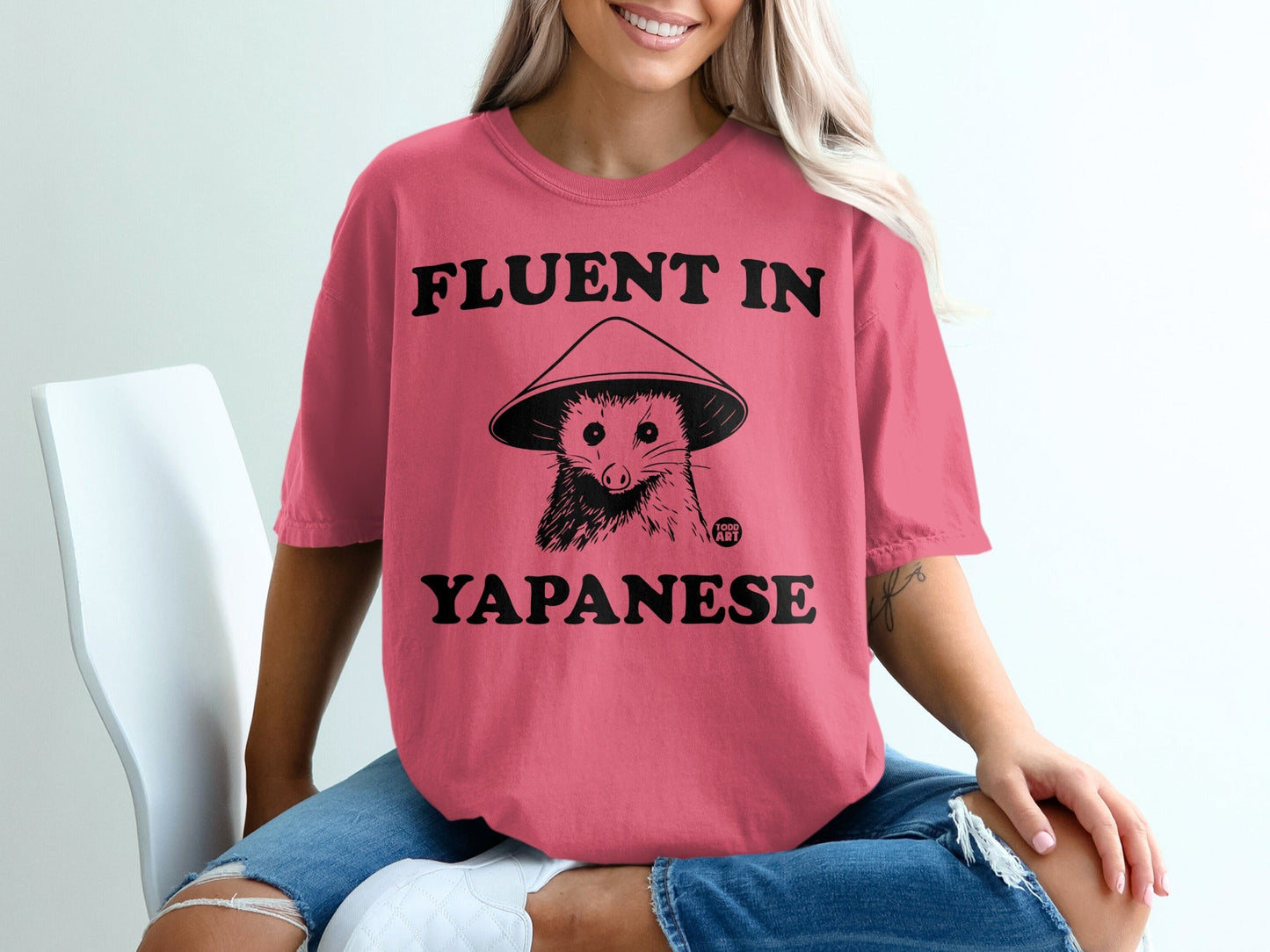 Fluent in Yapanese Cute Animal Shirt