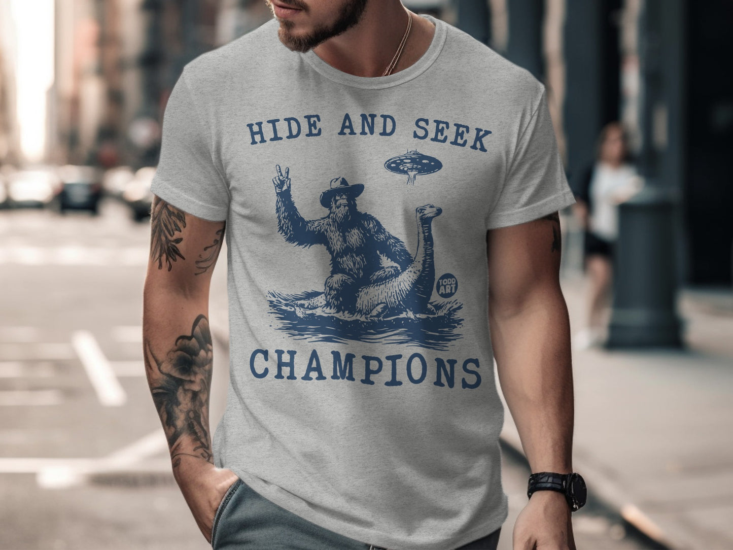 Hide and Seek Champions Funny Mythical Creature Shirt