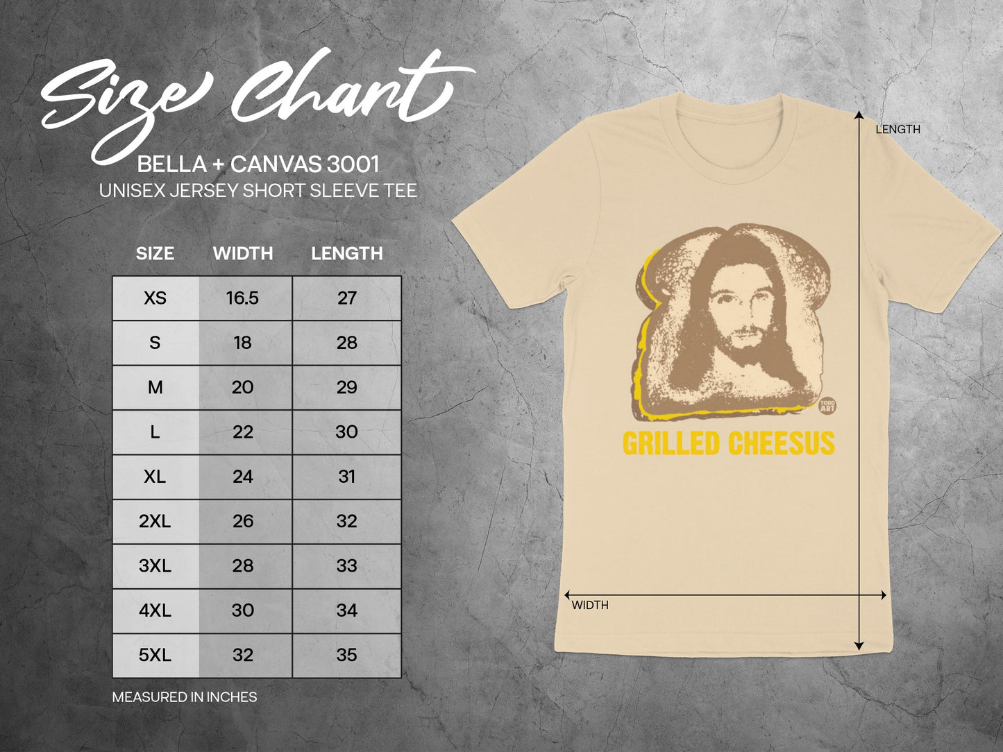 Grilled Cheesus Unisex Jersey Short Sleeve Tee product