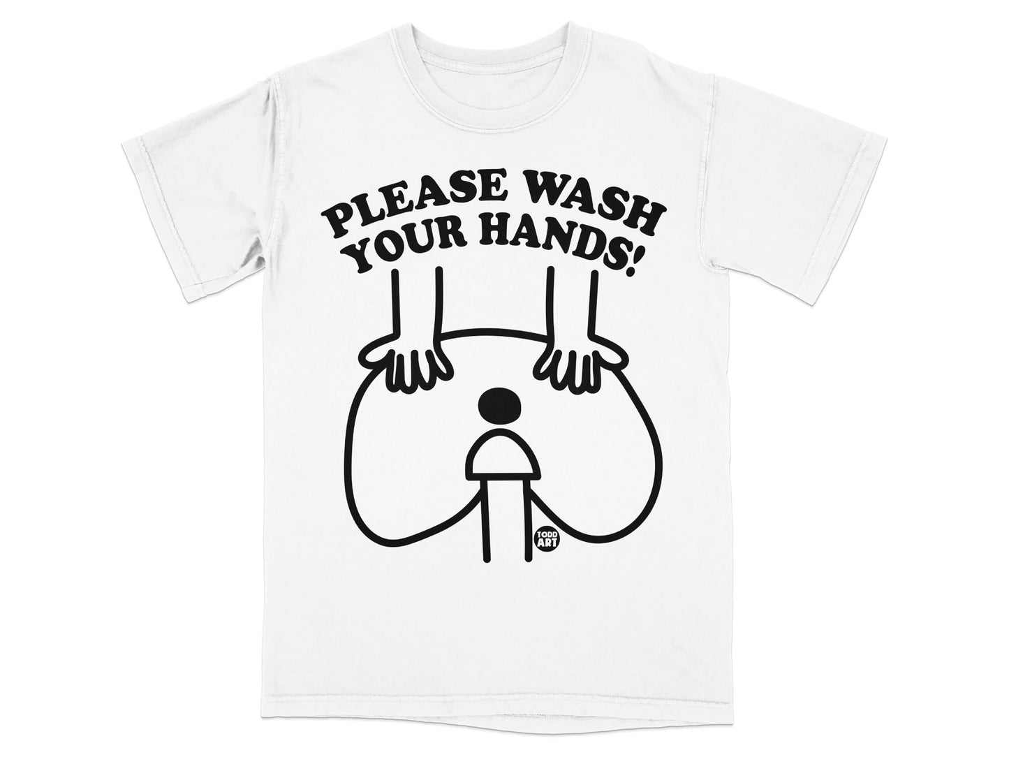 Please Wash Your Hands Todd Art Illustration product type