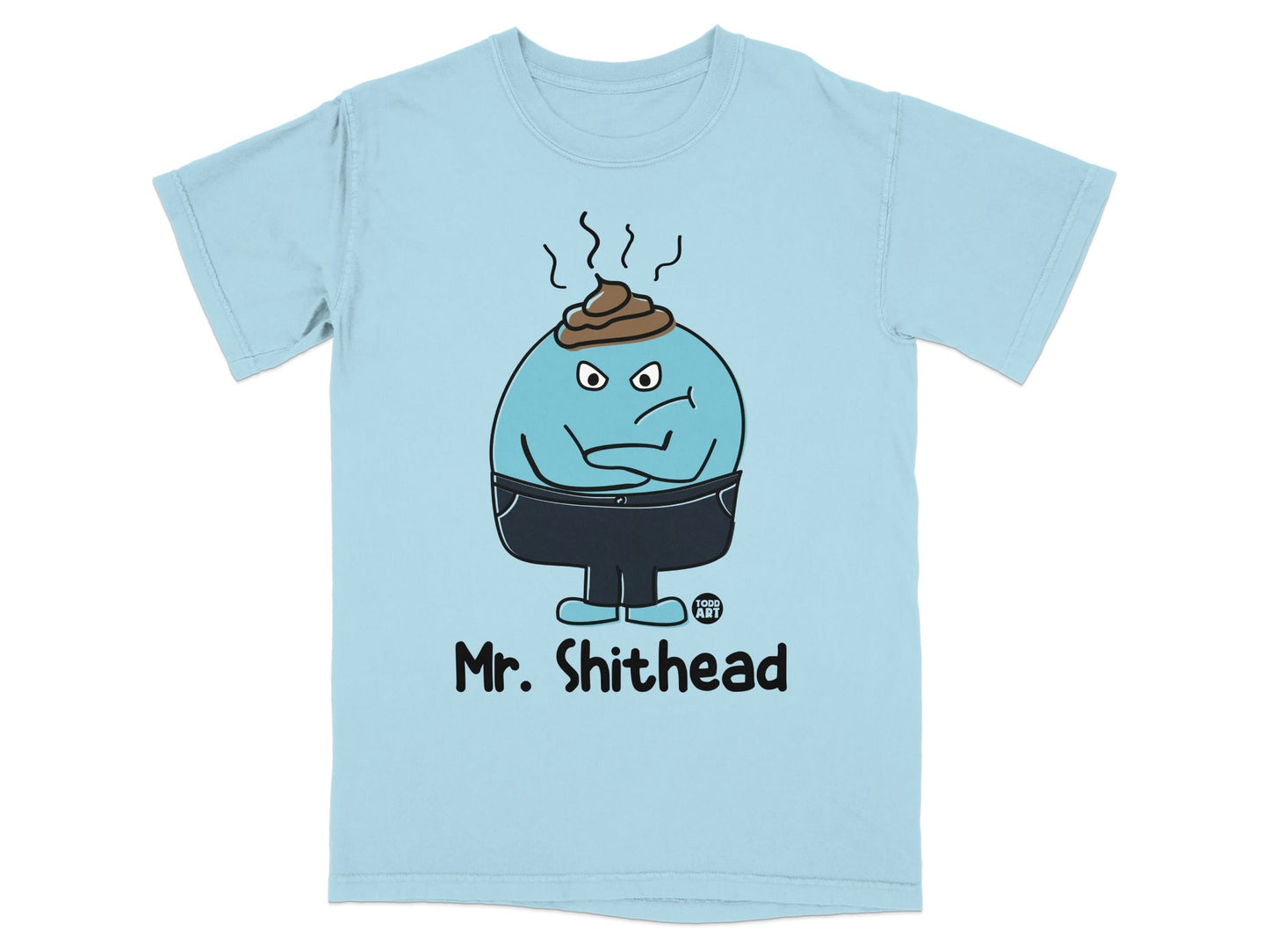 Mr. Shithead Funny Cartoon Character T-Shirt