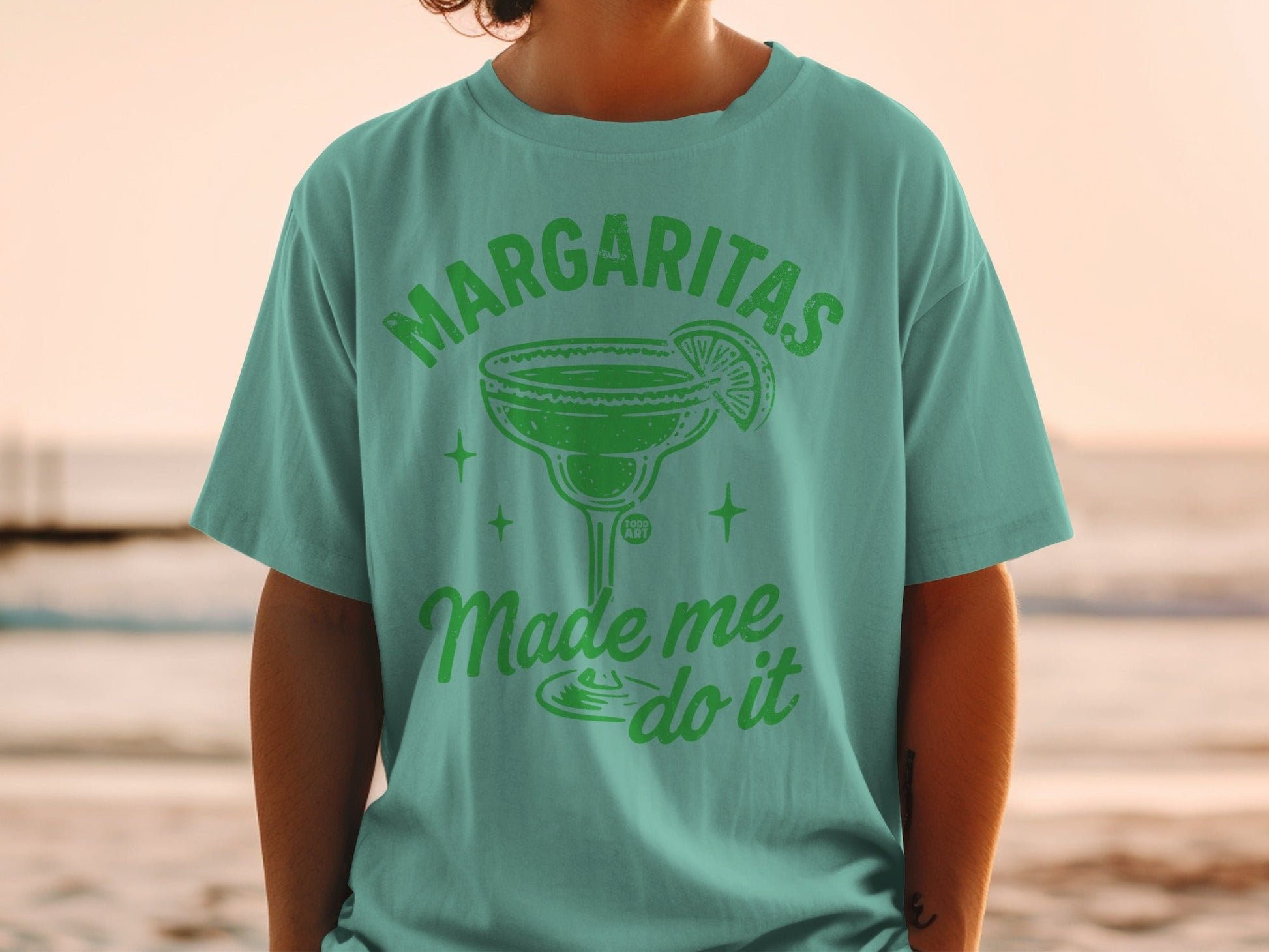 Margaritas Made Me Do It Graphic Tee Shirt