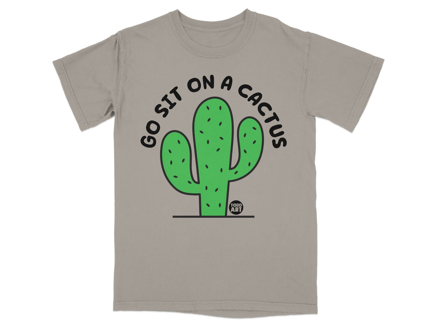 Go Sit On A Cactus Funny Graphic T-shirt Product