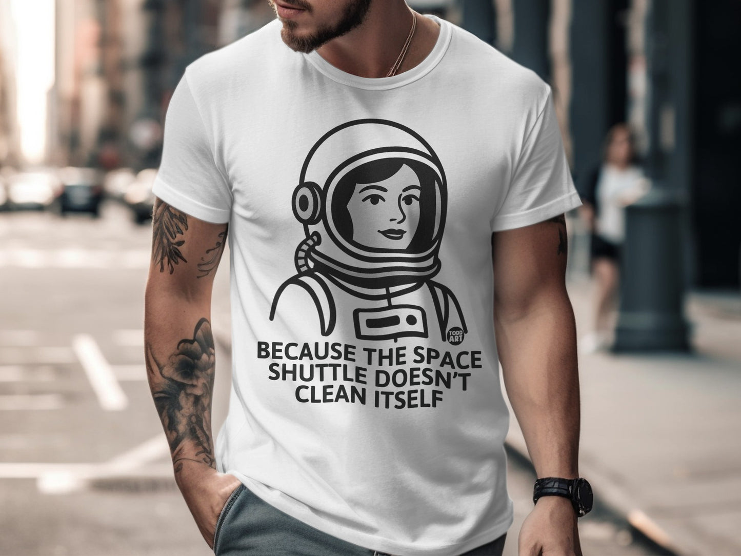 Space Shuttle Doesn't Clean Itself Astronaut Shirt