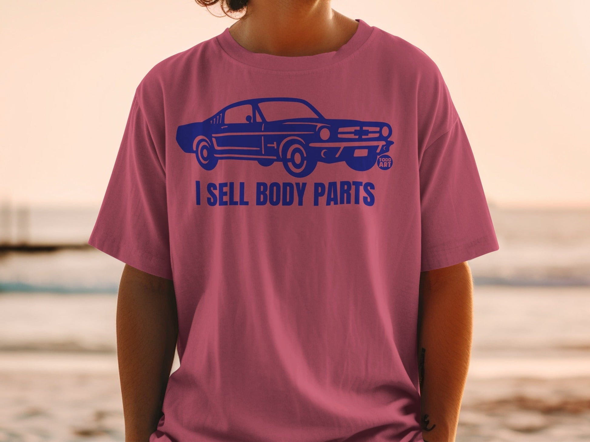I Sell Body Parts Car Graphic Unique T-Shirt