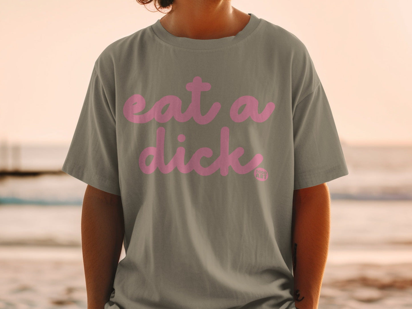 Todd Art Eat a Dick Graphic Tee
