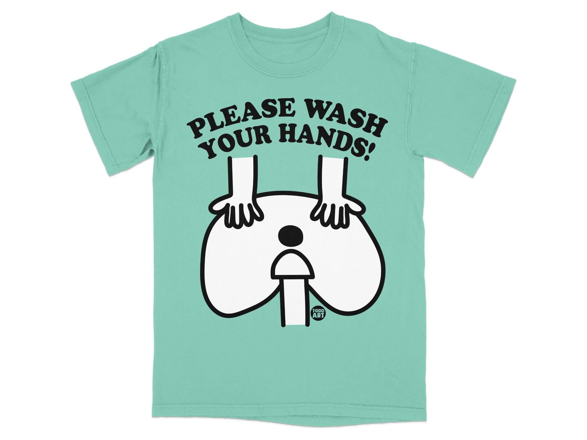 PLEASE WASH YOUR HANDS! Funny Illustration product type