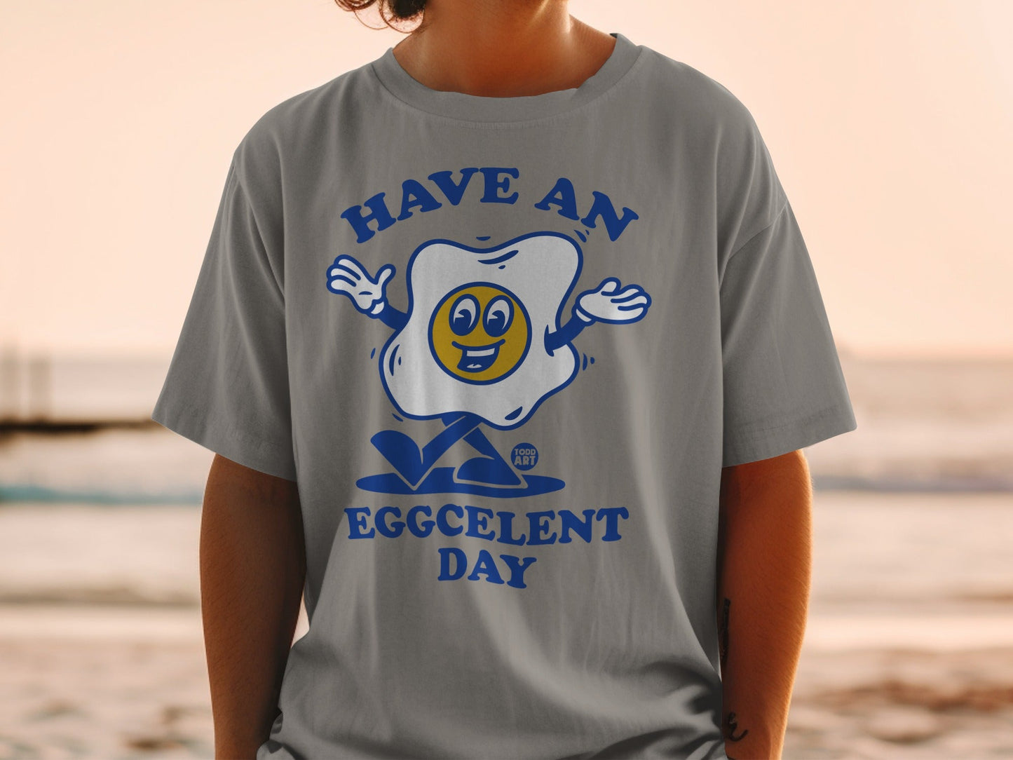 Have an Eggcelent Day Graphic Tee Product