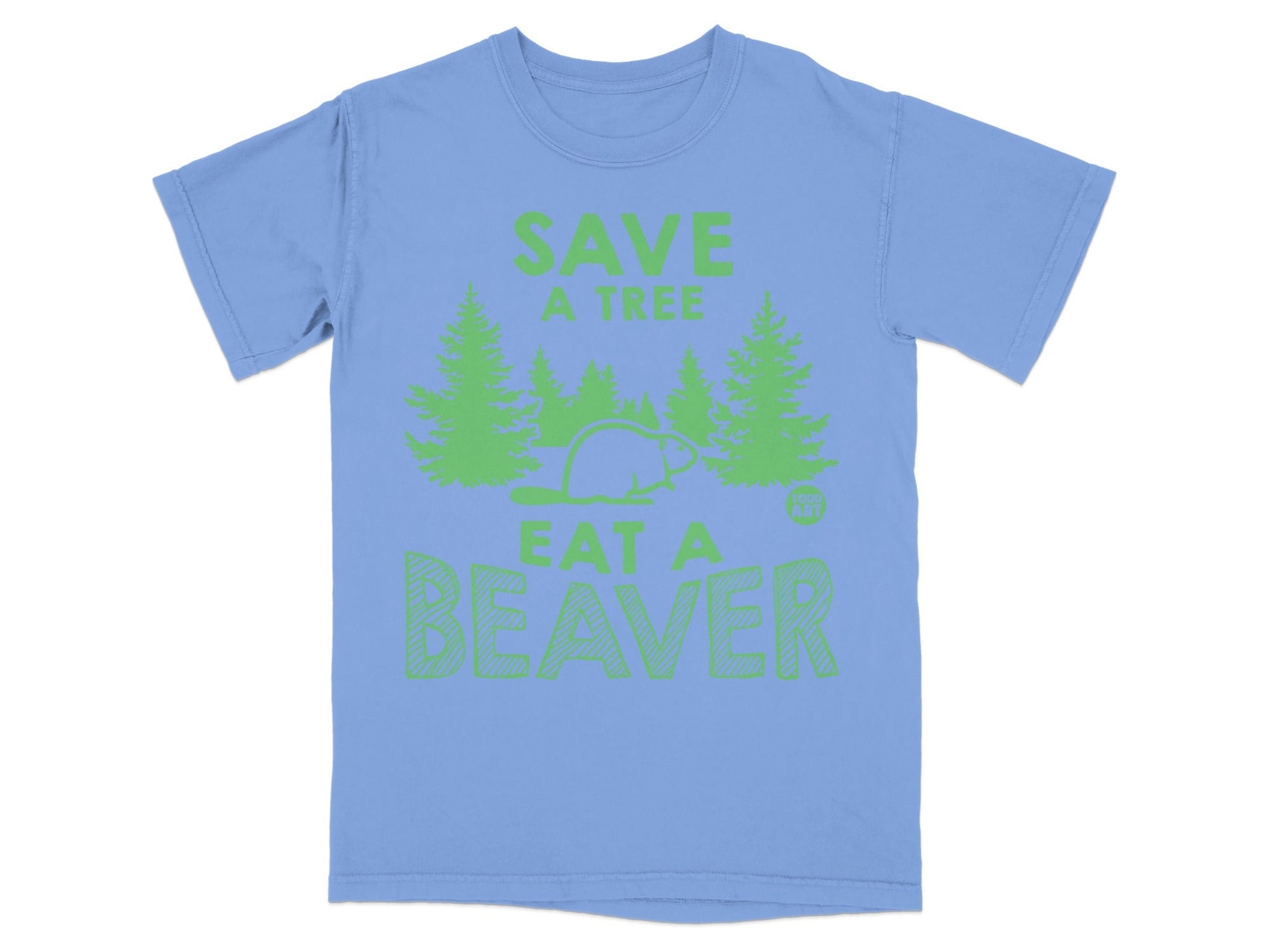 Save A Tree Eat A Beaver Graphic T-shirt