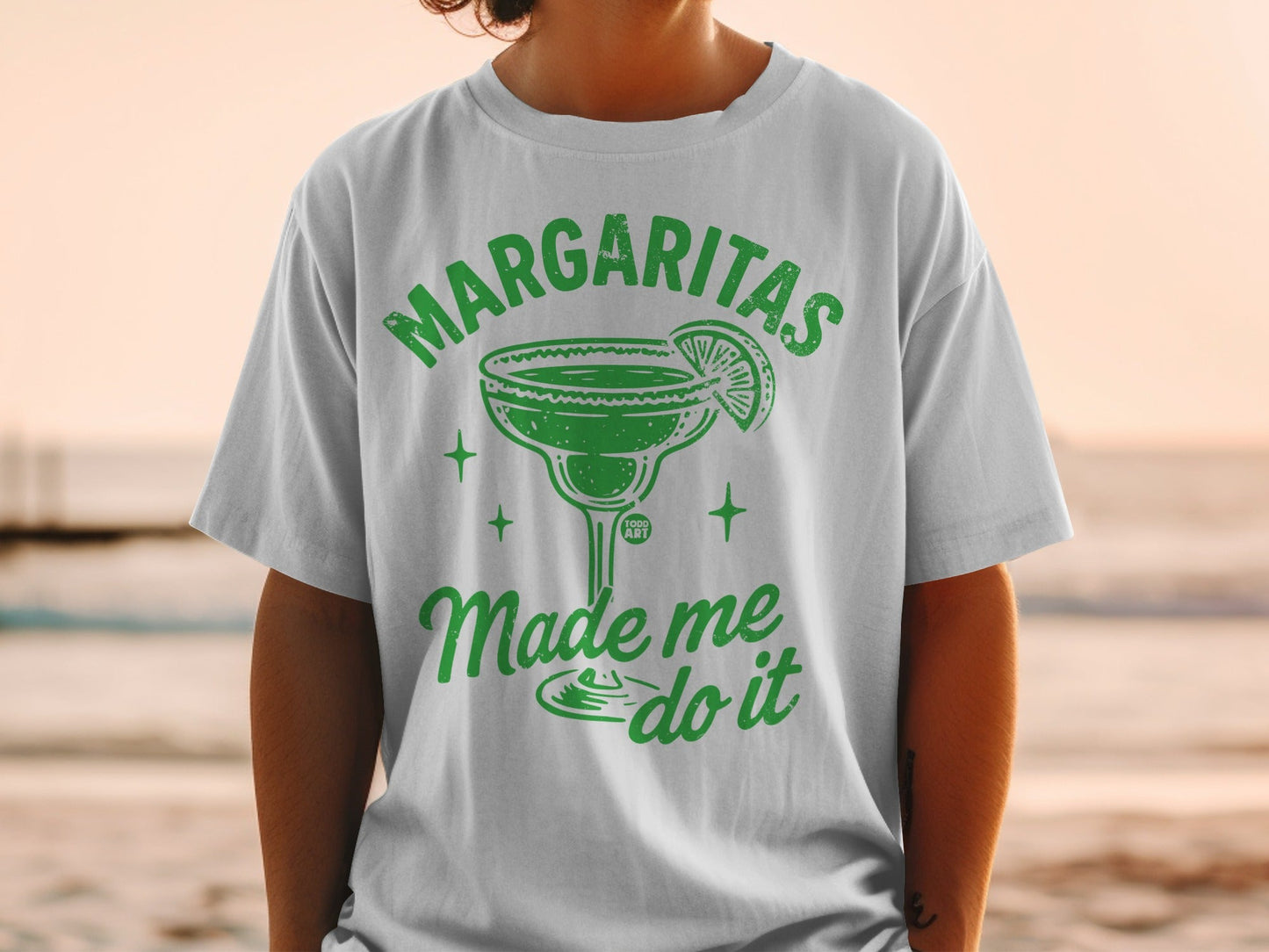 Margaritas Made Me Do It Graphic Tee Shirt
