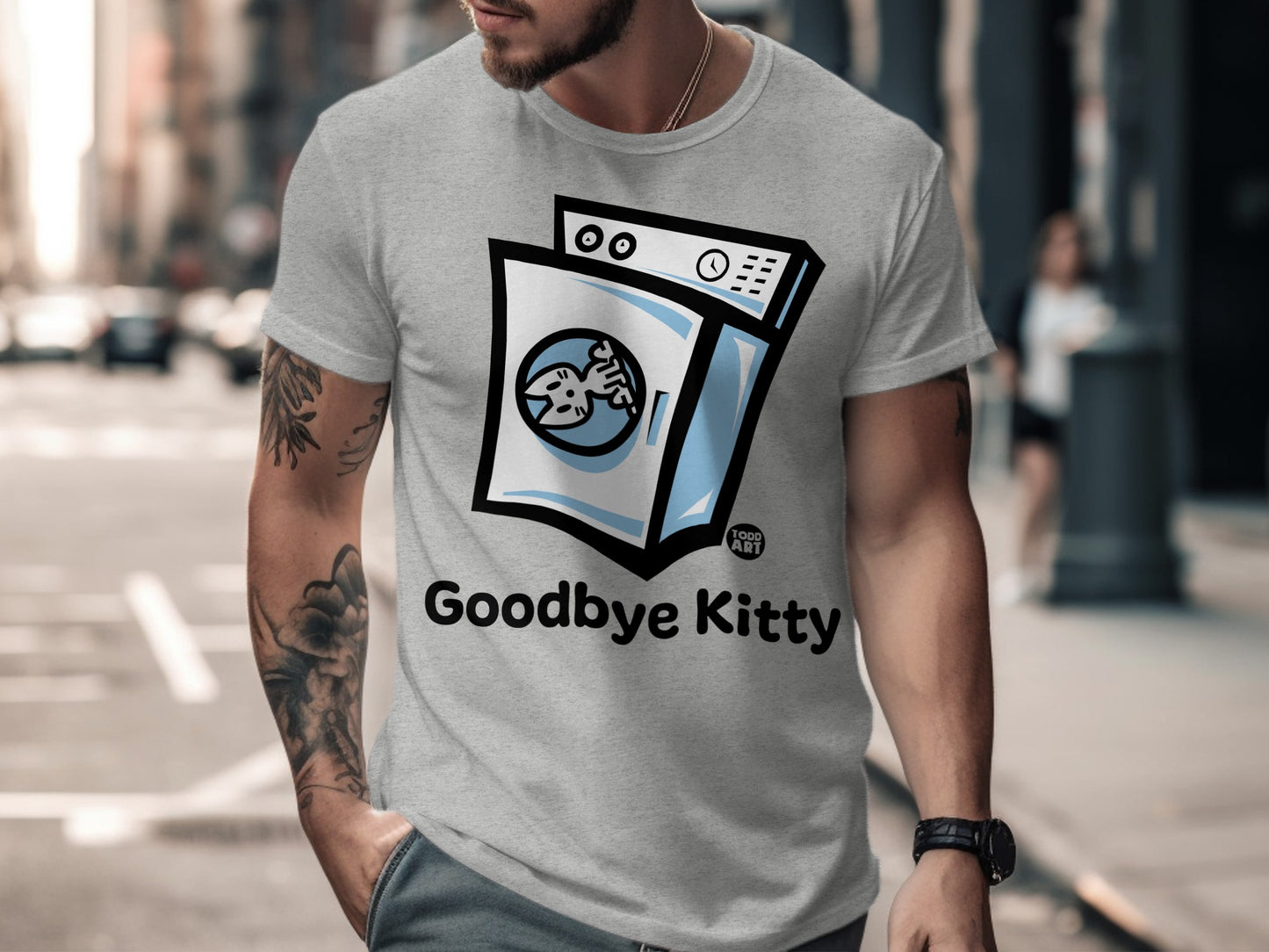 Funny Goodbye Kitty T-Shirt for Cat Lovers Apparel
