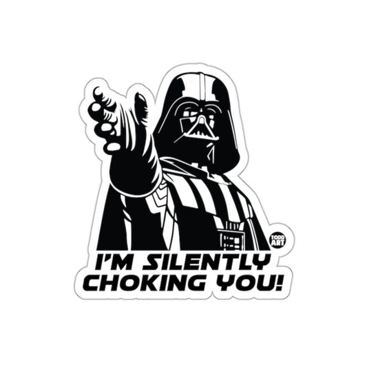 Darth Vader I Am Silently Choking You Graphic Art sticker