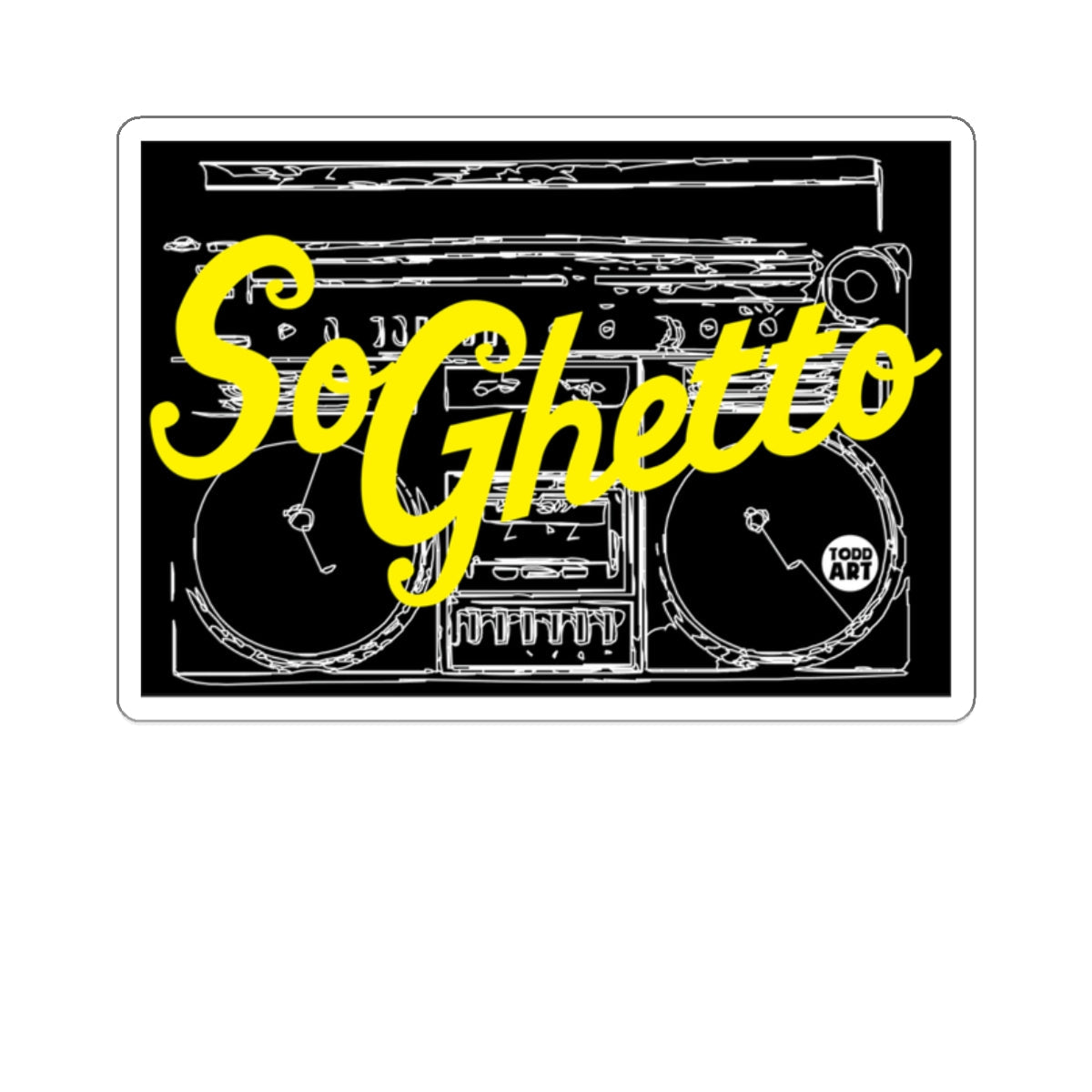 SoGhetto Boombox Design Todd Art 