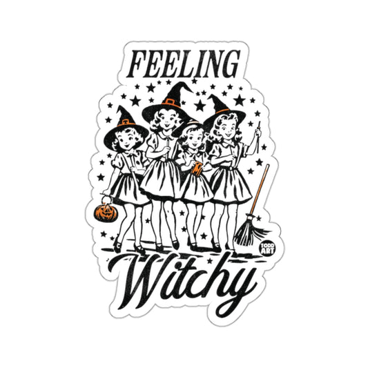 Feeling Witchy retro girls Halloween stars 