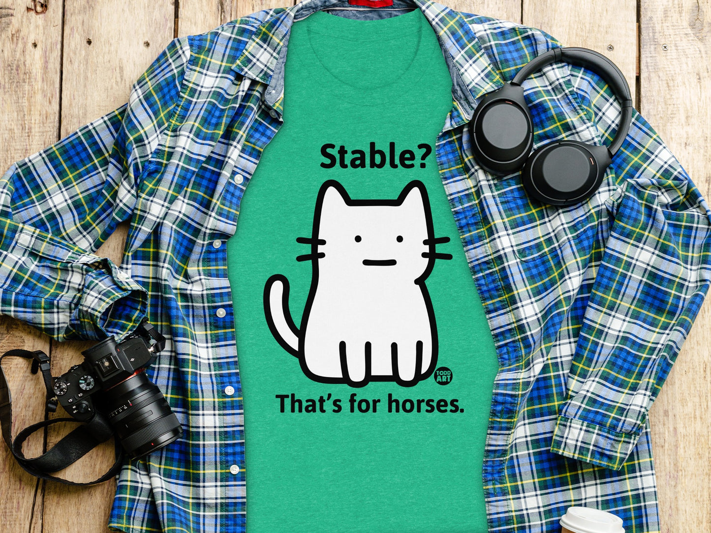 Stable That's For Horses Cat Graphic Shirt