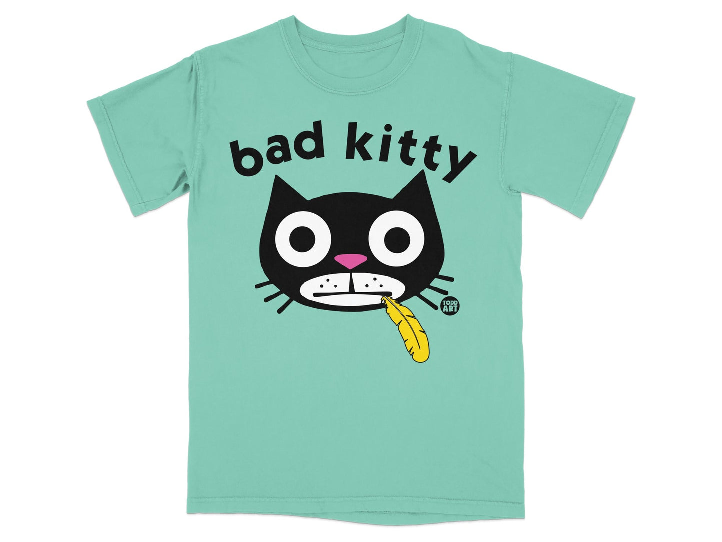 Bad Kitty Graphic Tee Statement T-Shirt Product