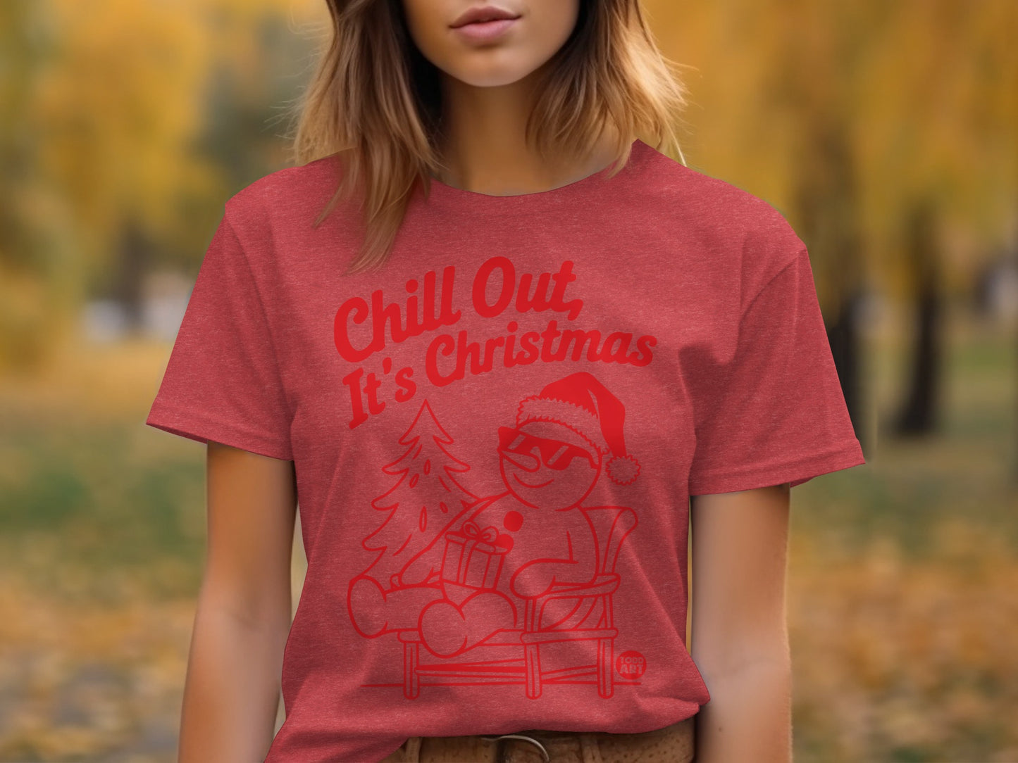 Chill Out It's Christmas Graphic T-shirt