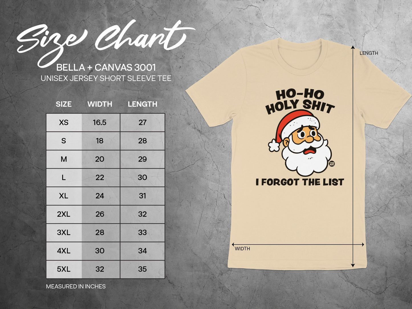 Ho Ho Holy Shit I Forgot The List Tee