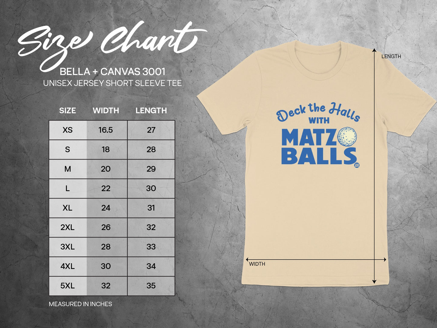 Deck the Halls with Matz Balls Unisex Jersey Tee