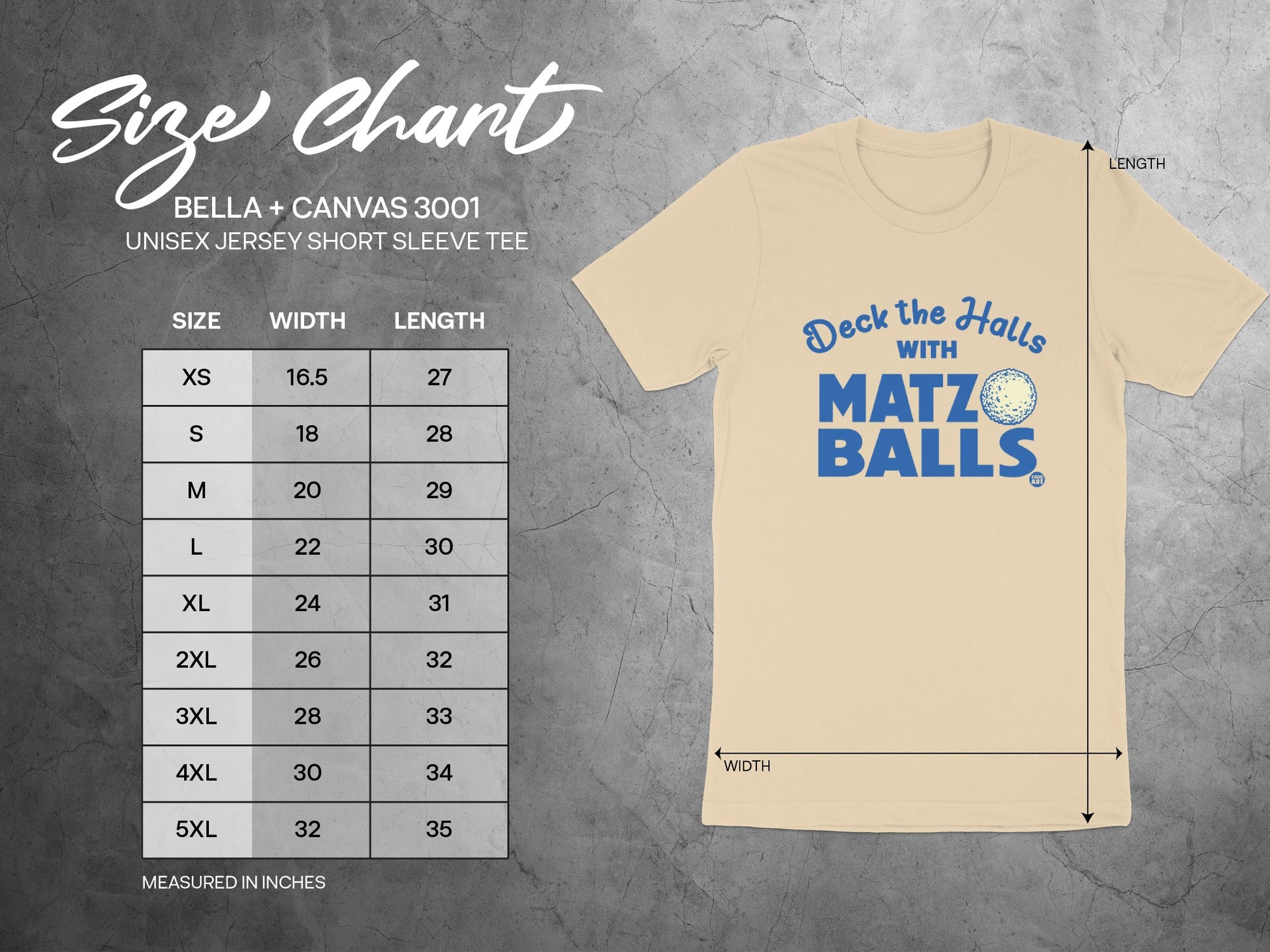 Deck the Halls with Matz Balls Unisex Jersey Tee