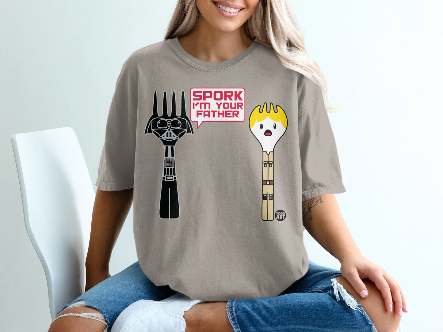 Spork I'm Your Father Spork Vader Spork Skywalker t-shirt