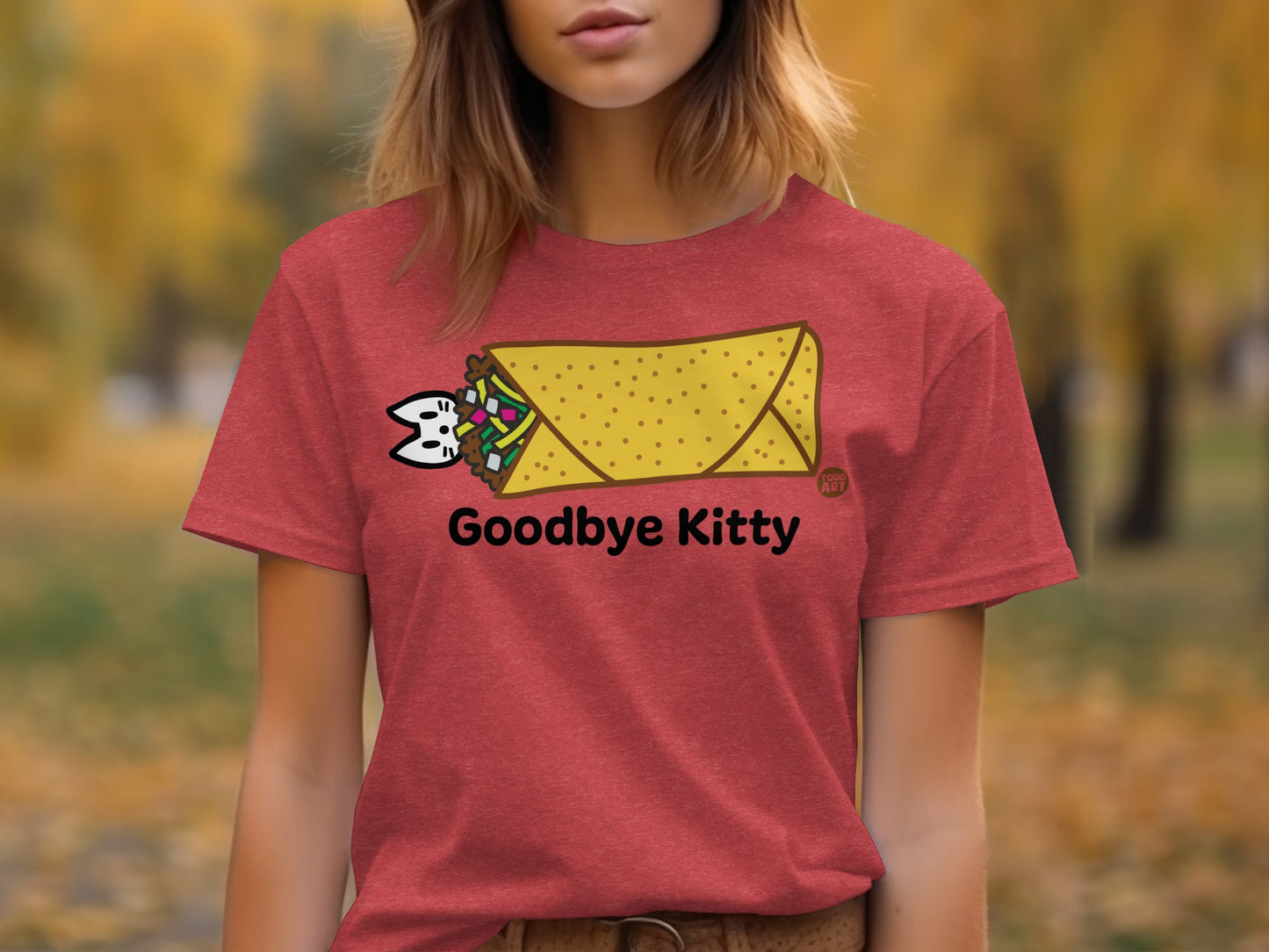 Goodbye Kitty Tacos Graphic Tee Shirt