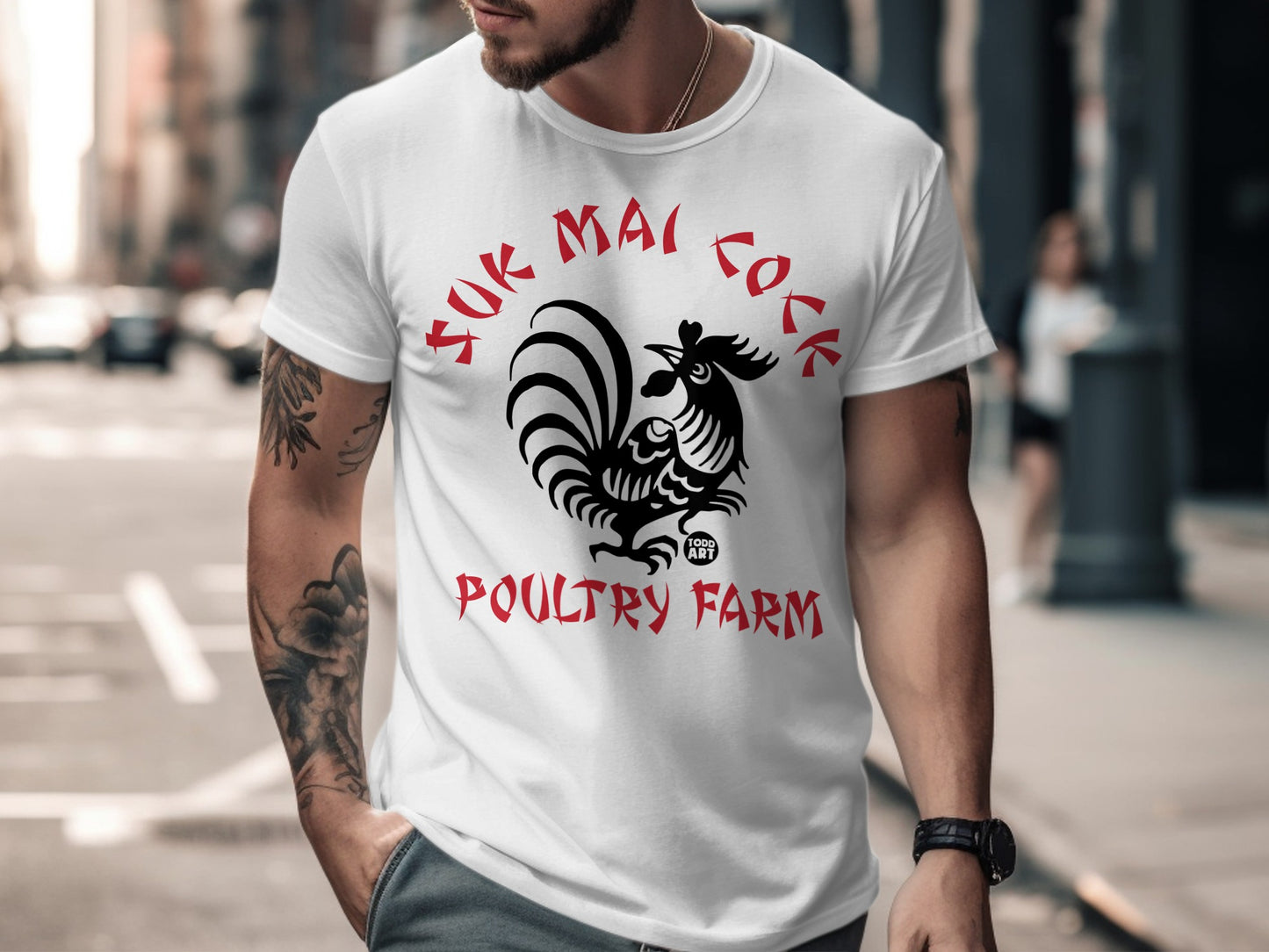 Suc Mai Cock Poultry Farm Graphic Tee Shirt
