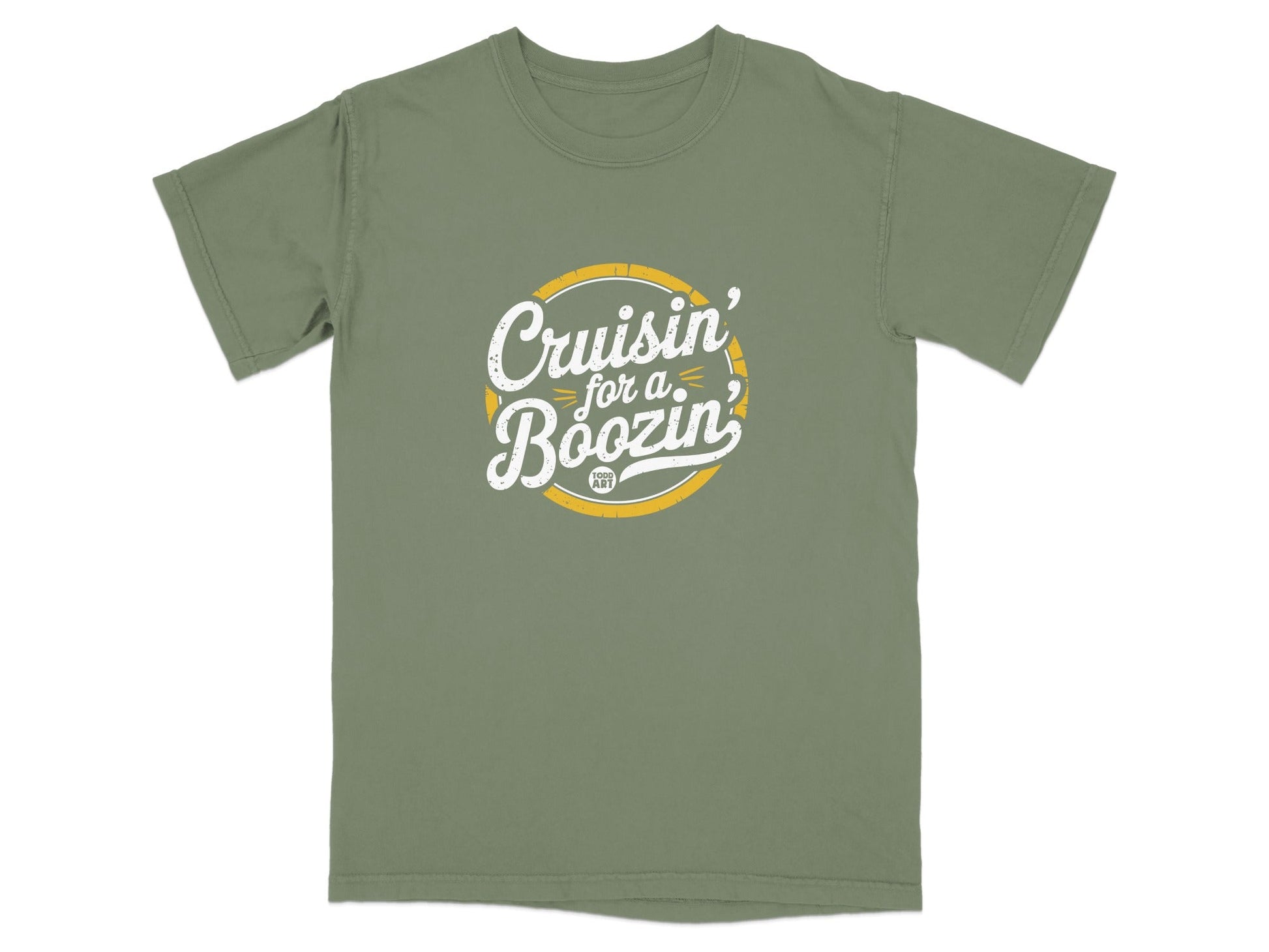 Cruisin' for a Boozin' Graphic Print T-Shirt