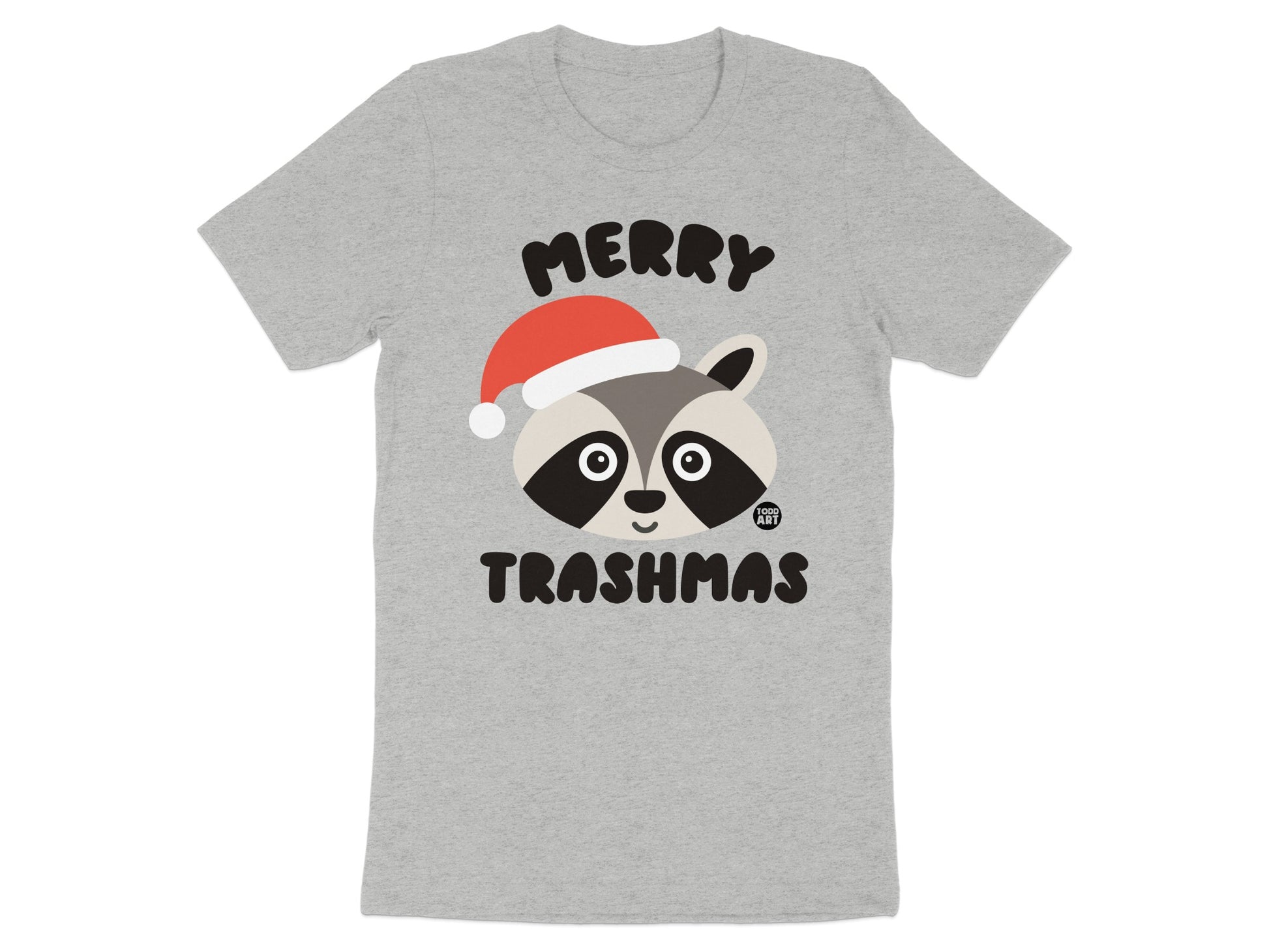 Merry Trashmas Raccoon Santa Shirt Holiday Tee