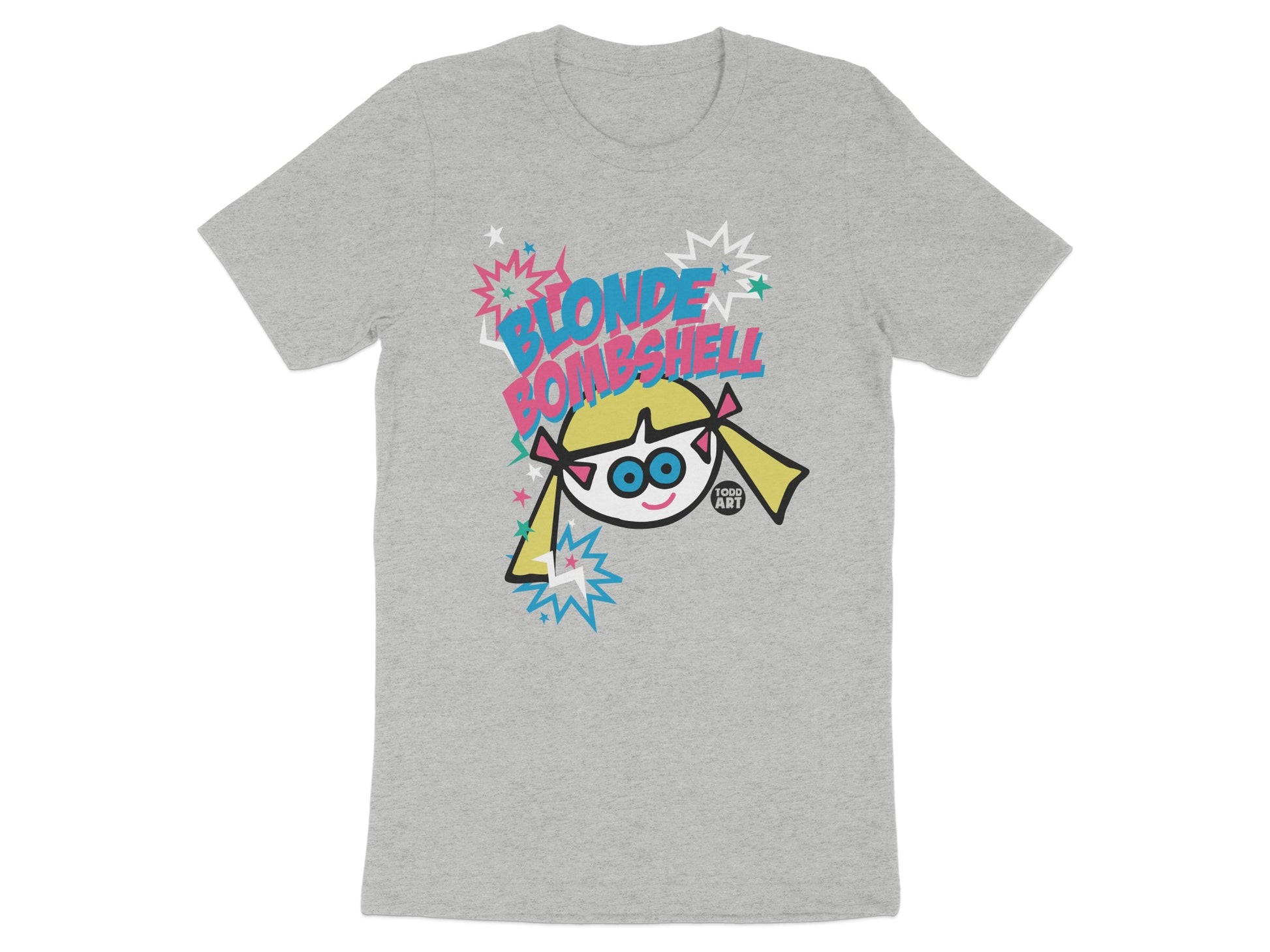 Blonde Bombshell Graphic Tee Shirt