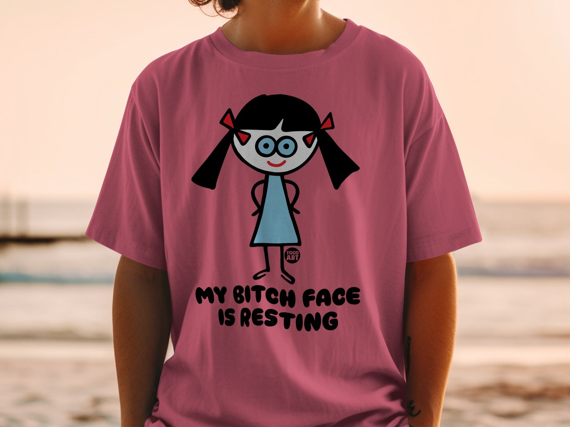 My Bitch Face Is Resting Graphic Tee Shirt