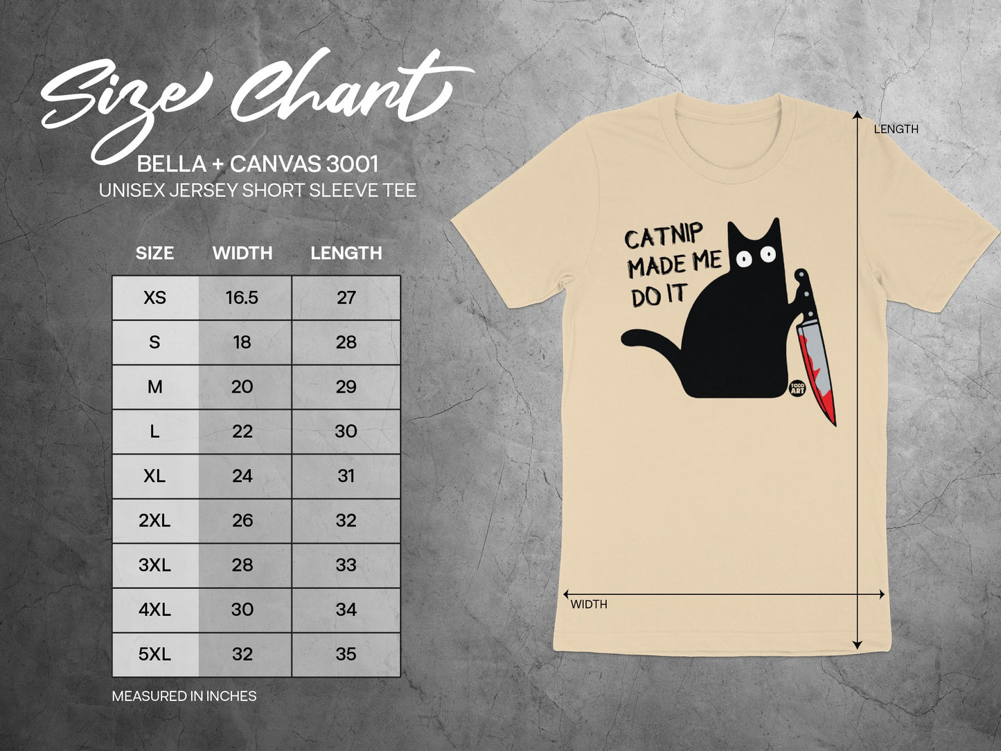 Catnip Made Me Do It Print Unisex Jersey Short Sleeve product