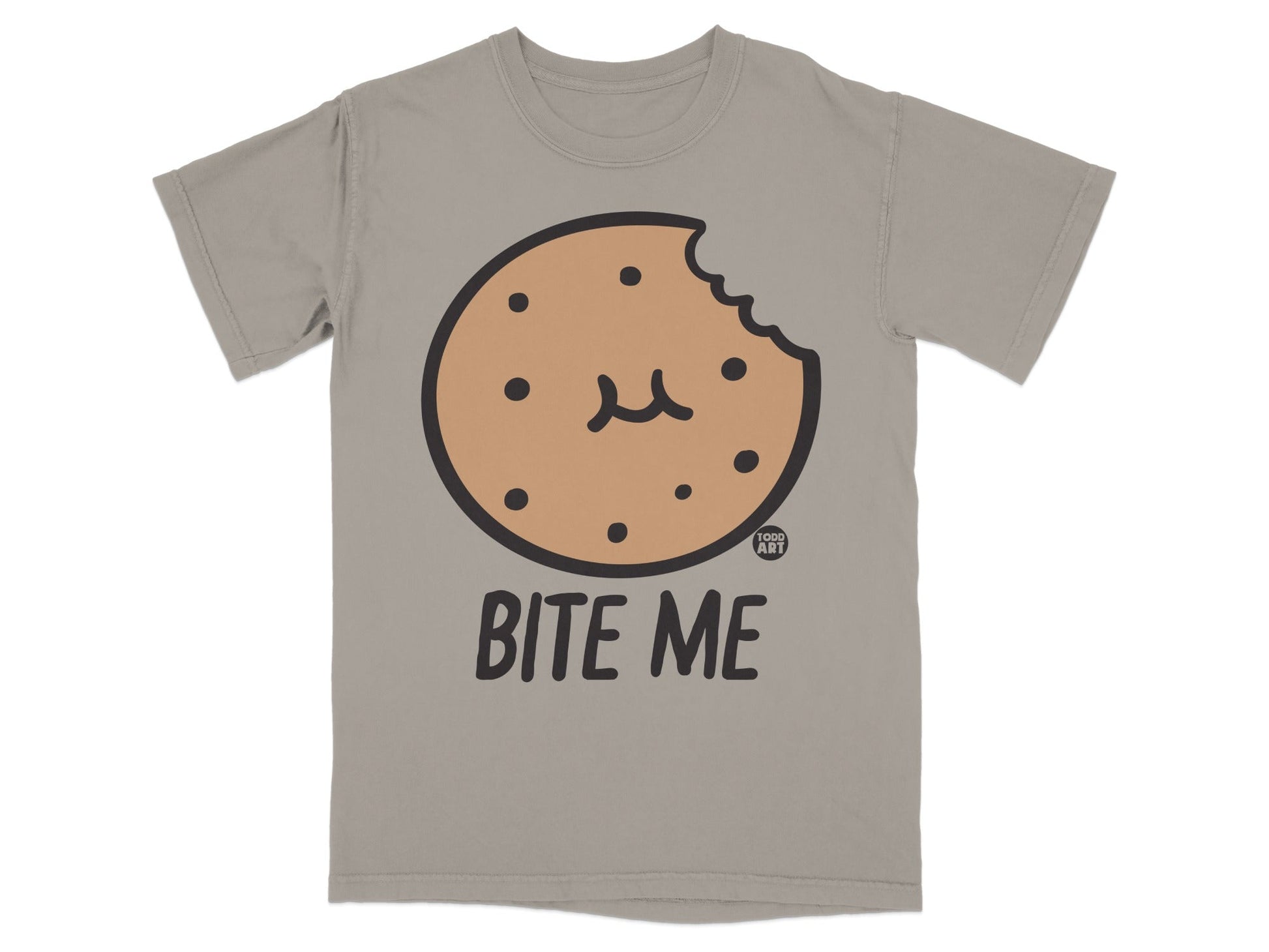 Bite Me Cookie Face Tee by Todd Art T-shirt