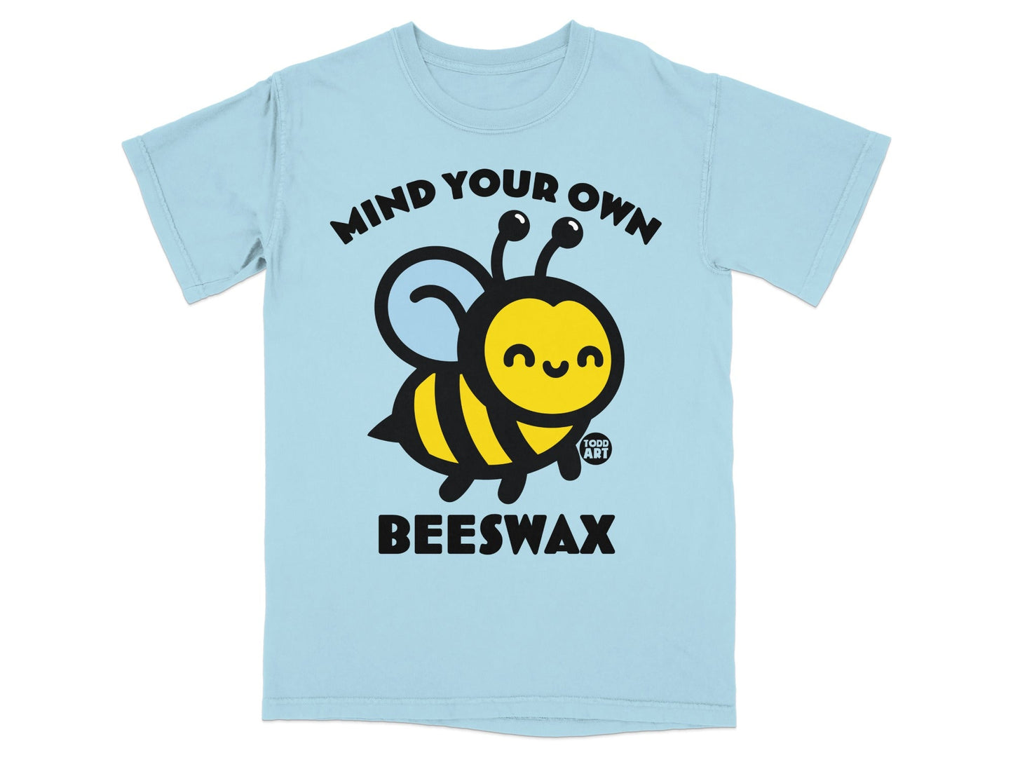 Mind Your Own Beeswax Cute Cartoon Bee T-Shirt
