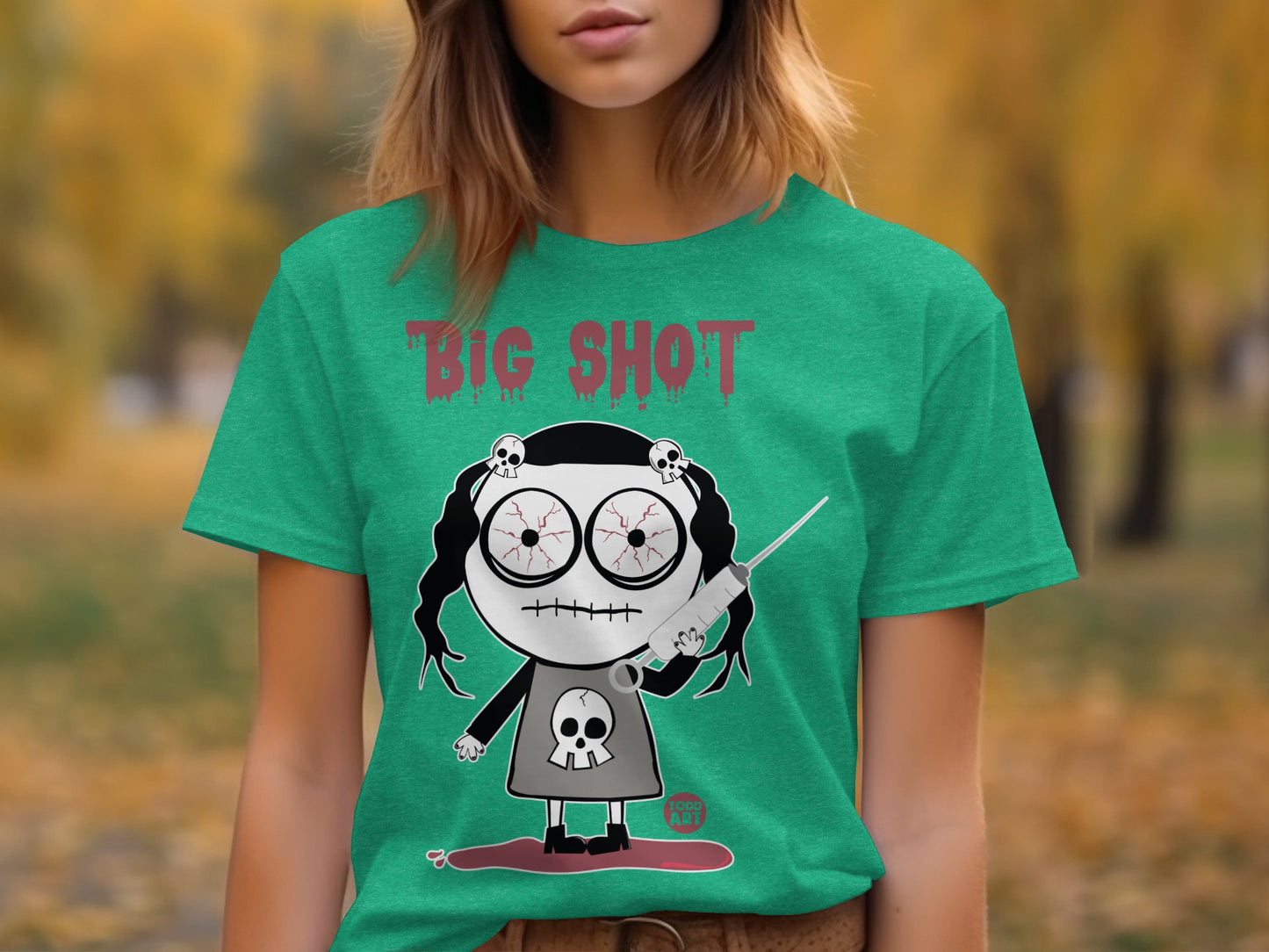 Big Shot Character Graphic Design T-Shirt