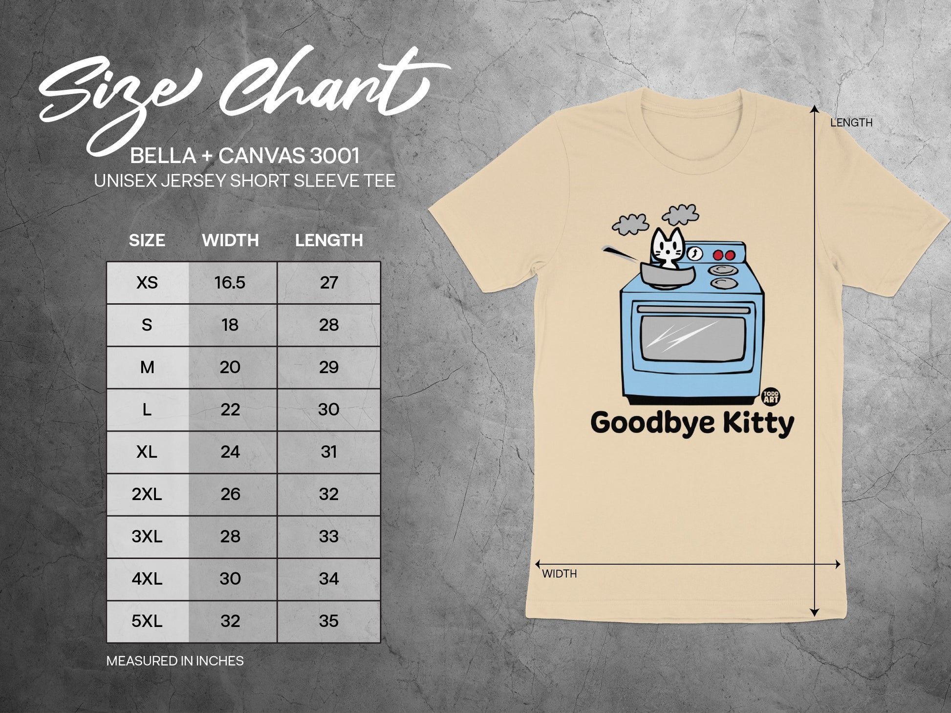 Goodbye Kitty Unisex Jersey Short Sleeve Tee