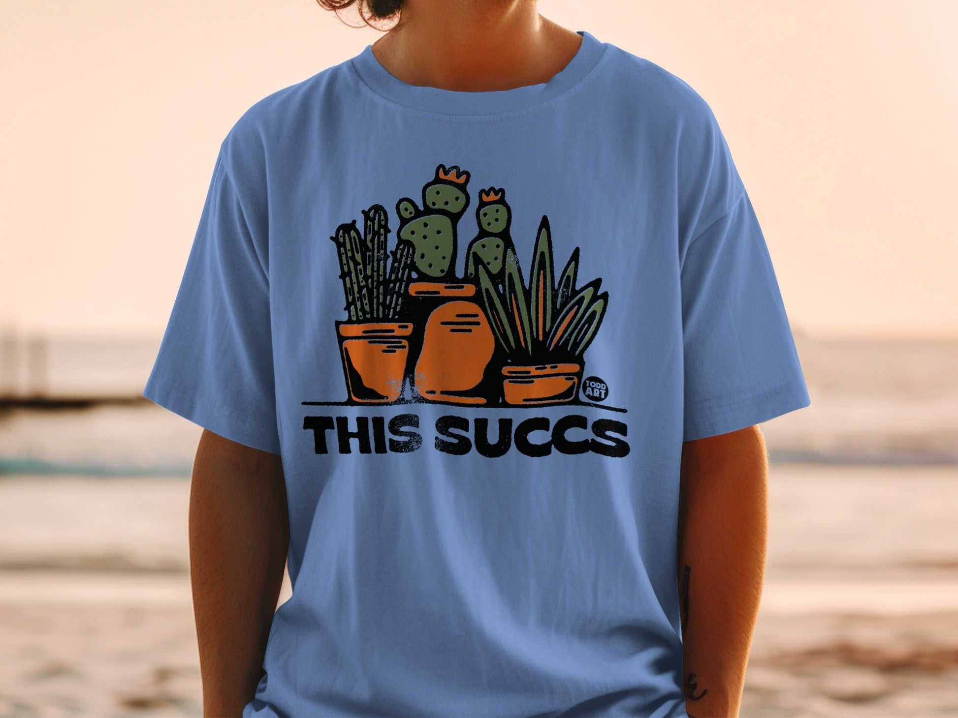 This Succs Funny Cute Cactus Plant Lover T-Shirt