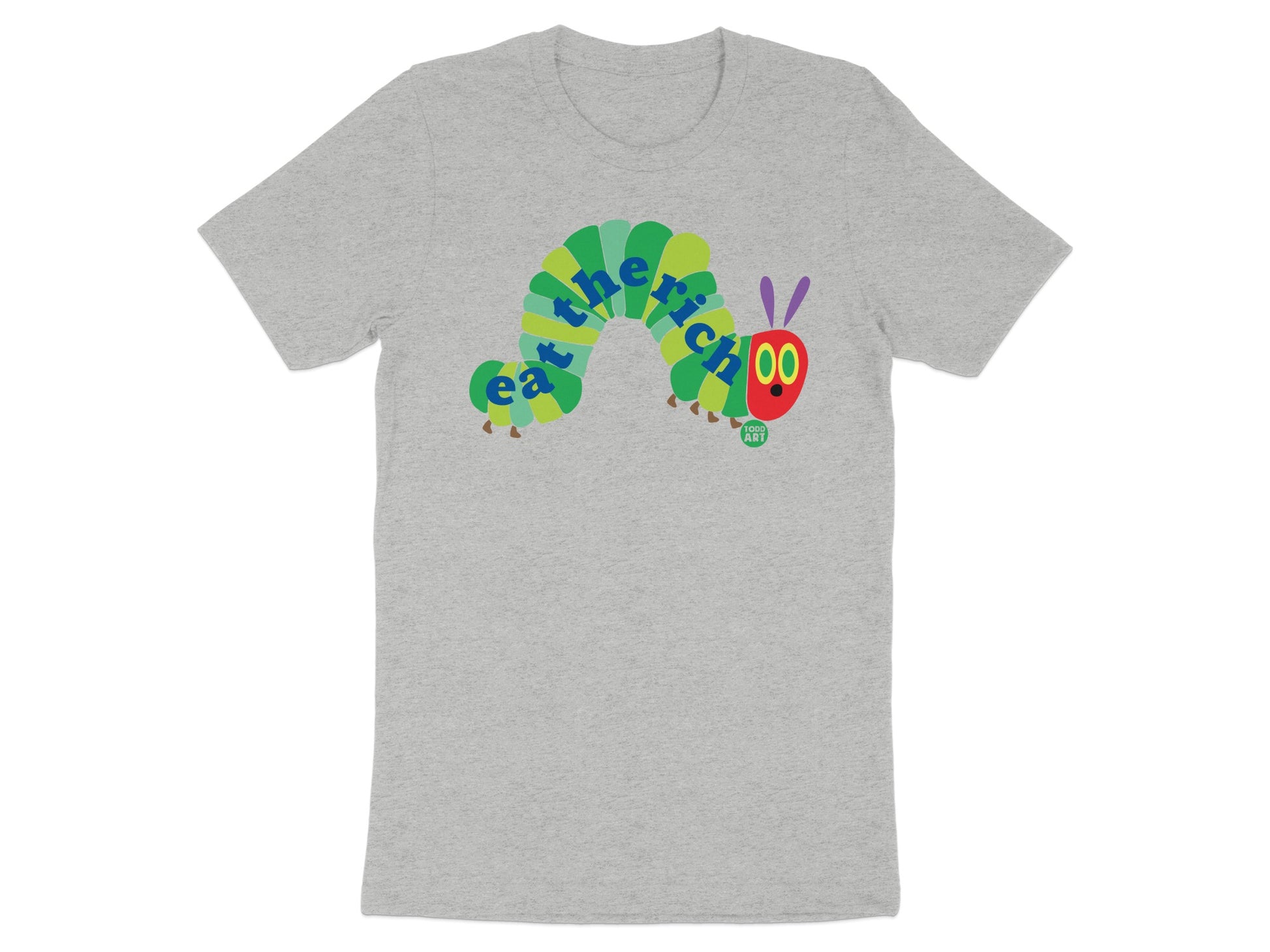Eat the Rich Caterpillar Graphic T-Shirt