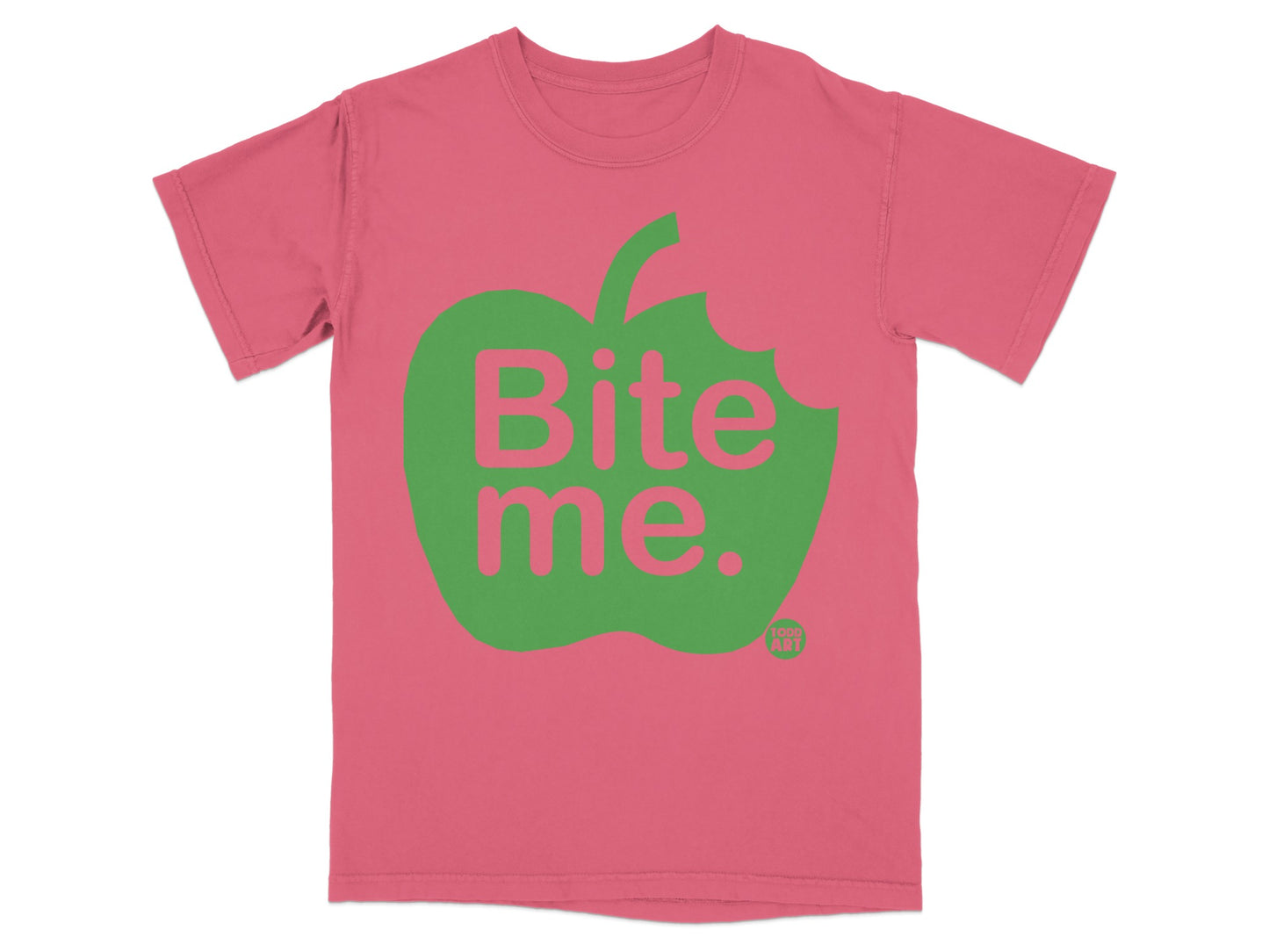 Bite me Apple TODD ART Funny Colorful Design product type