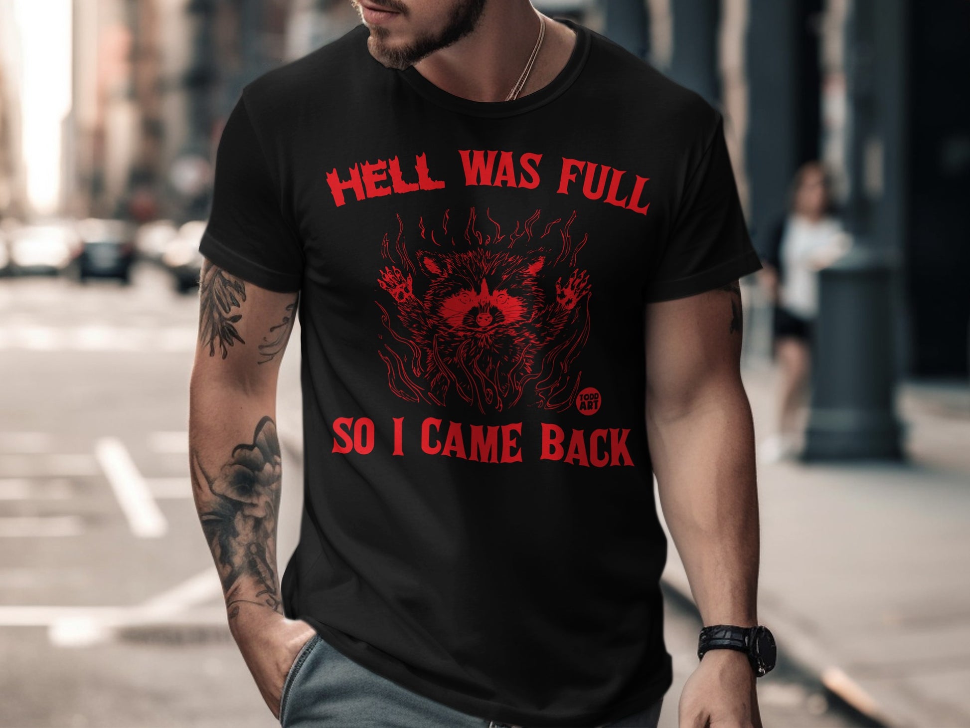 Hell Was Full So I Came Back Graphic Tee