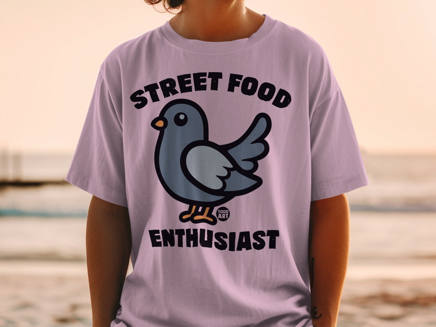 Street Food Enthusiast Graphic Tee Shirt