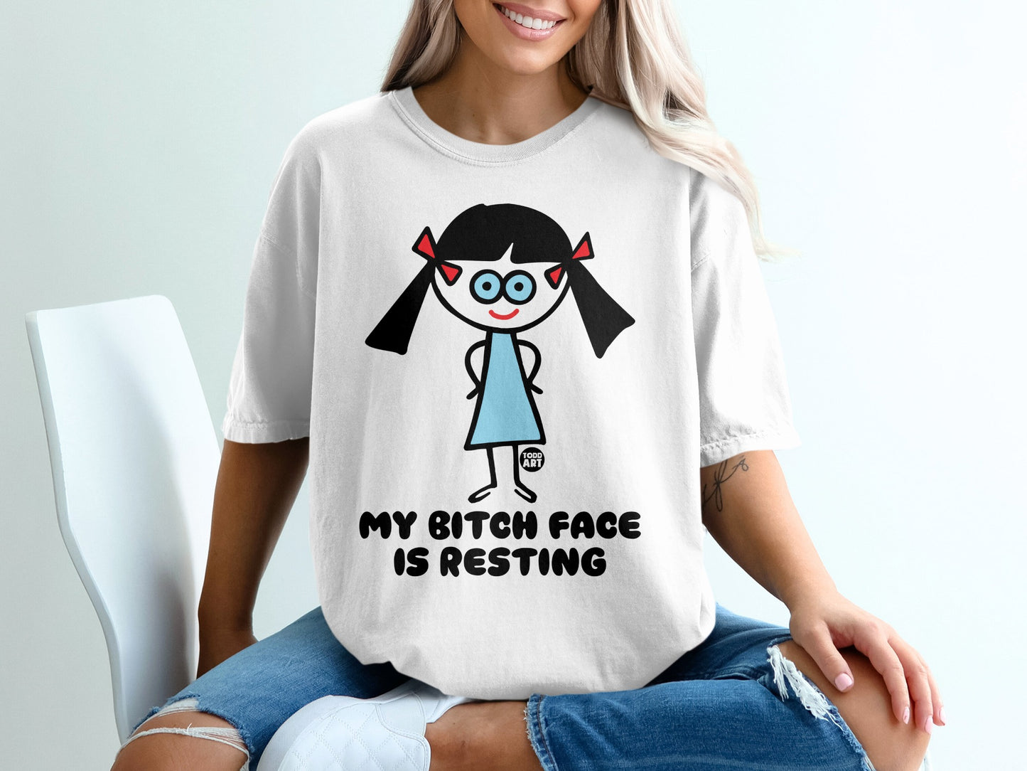 My Bitch Face Is Resting Graphic Tee Shirt