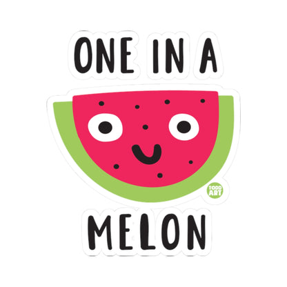 Melon FaceTodd Art Sticker