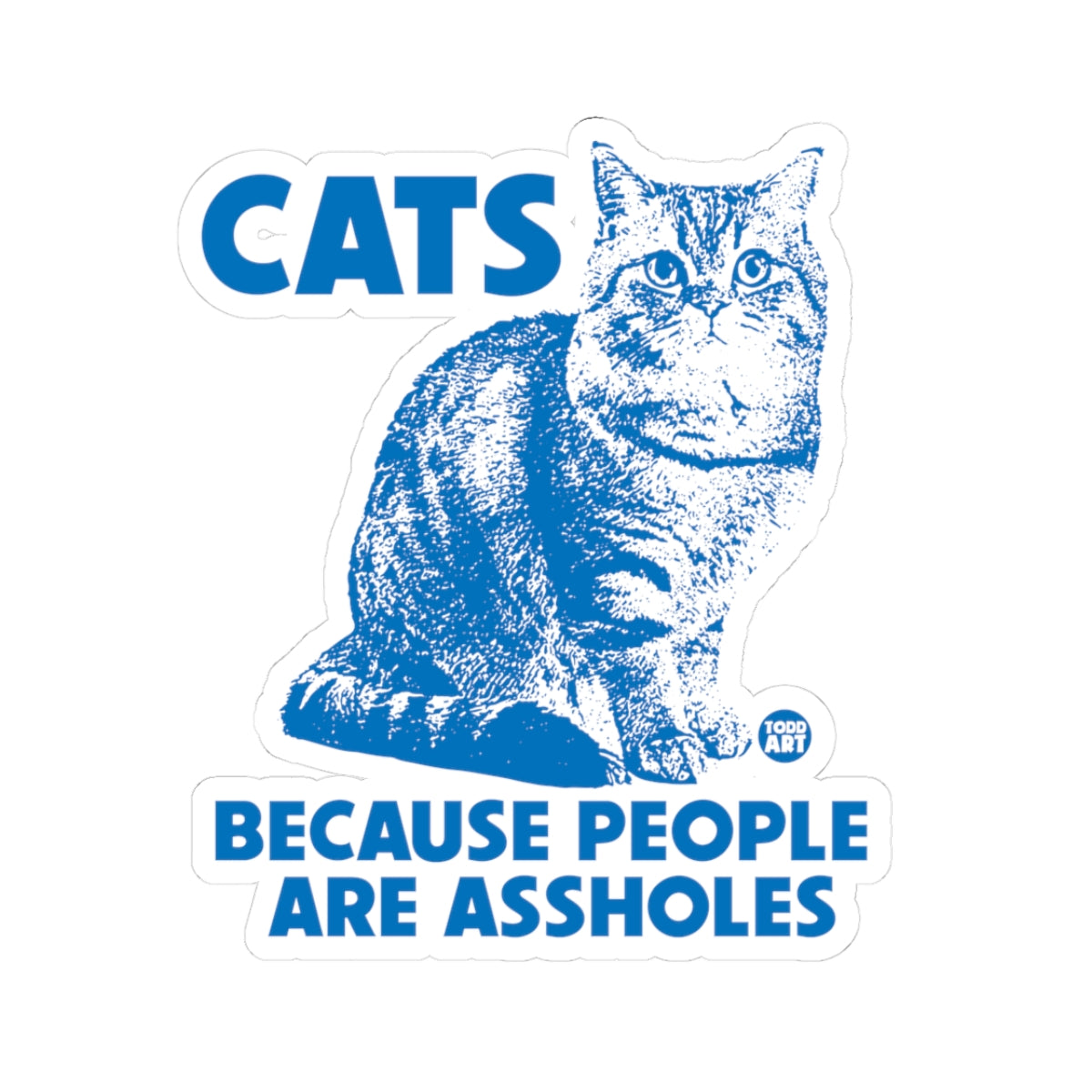 CATS Todd Art Sticker