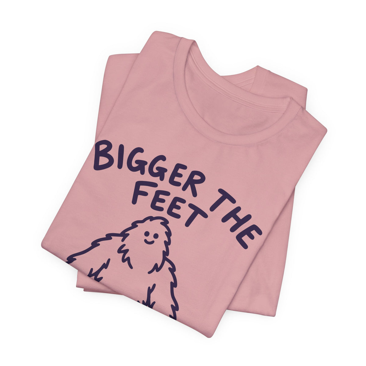 bigger the feet