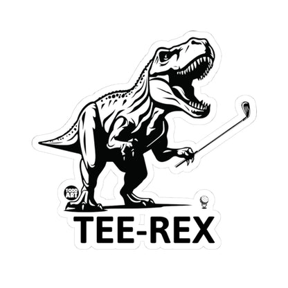 Tee-Rex GolfingTodd Art Sticker