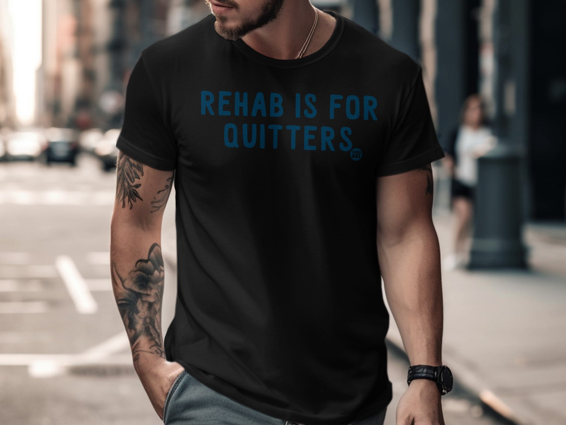Rehab Is For Quitters Graphic Tee Shirt